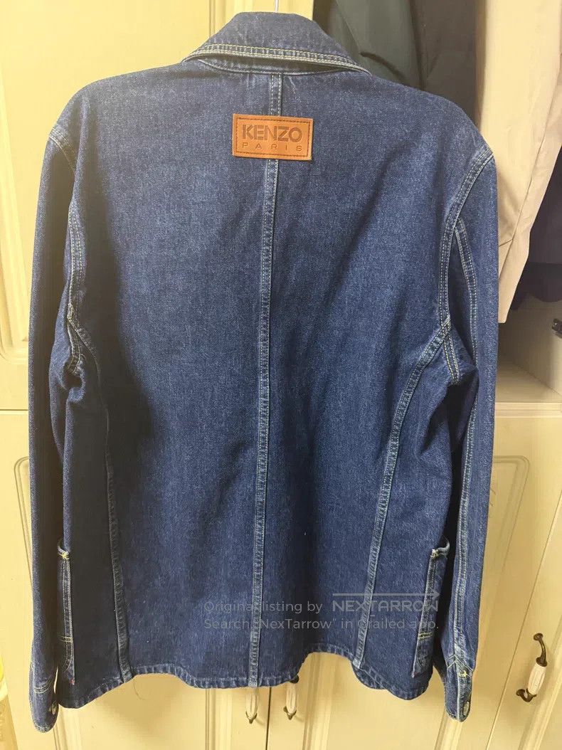 Kenzo Kenzo Denim Jackets,Classic Logo Embroidery, Bud Sleeve De Size US M / EU 48-50 / 2 - 2 Thumbnail