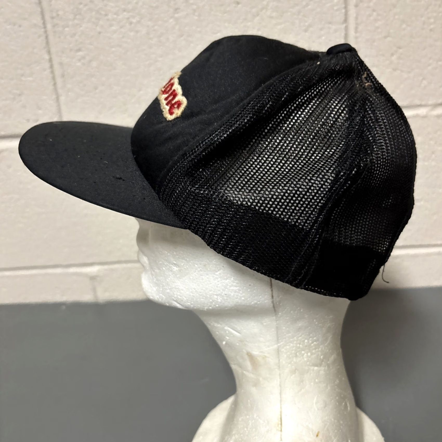 Vintage Vintage Firestone Trucker Hat Mens One Size Red Adjustable Cap Embroidered Size ONE SIZE - 6 Thumbnail