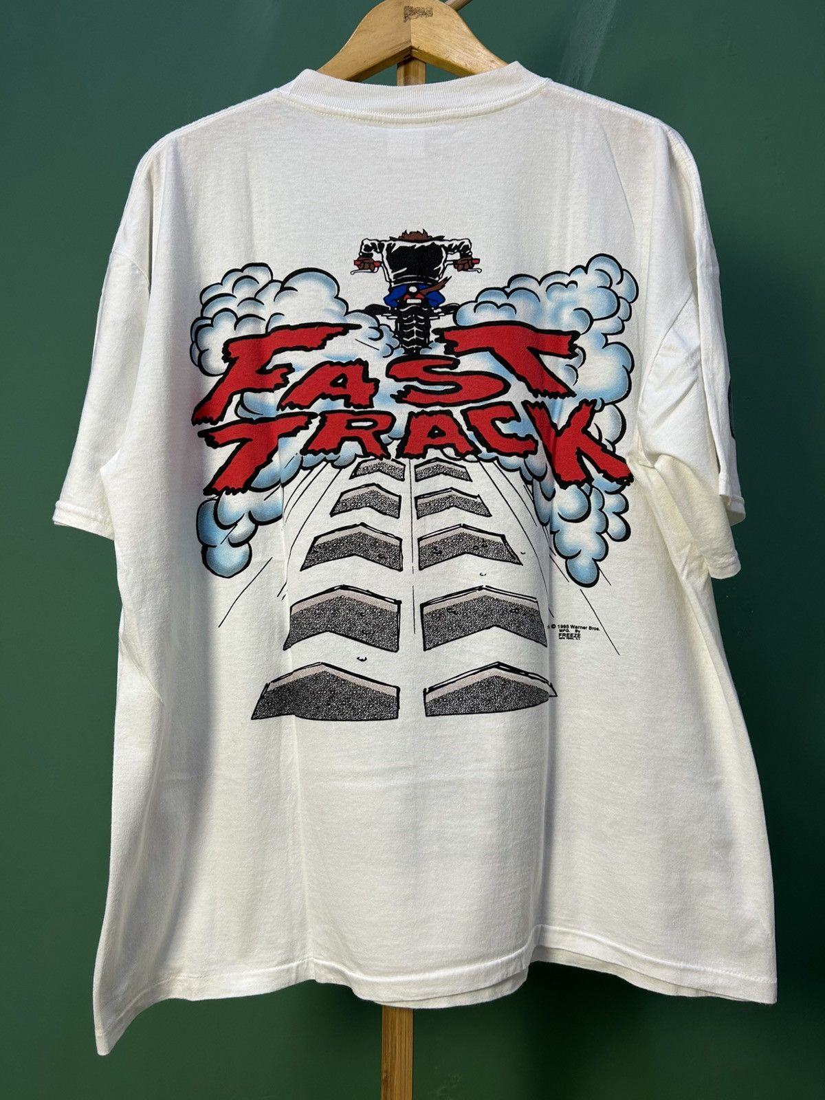 Vintage Vintage Looney Tunes Taz 1995 Fast Track All over print Size US XL / EU 56 / 4 - 2 Thumbnail