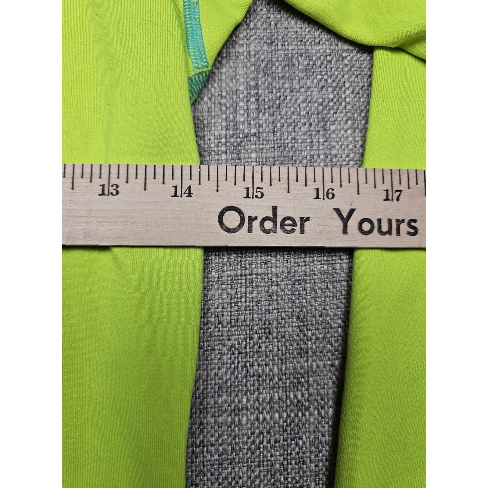 Nike Nike Pro Shirt Womens Small Neon Green 1/4 Zip Compression Base Layer Running Size S / US 4 / IT 40 - 5 Thumbnail