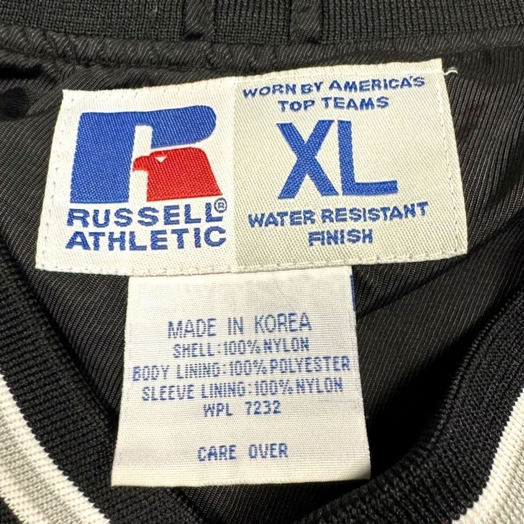 Russell Athletic VINTAGE Russell Athletic Windbreaker Mens XL Pockets Lined Water Resistant Bomber Nylon 100% Athletic Sports Jacket Size US XL / EU 56 / 4 - 7 Thumbnail