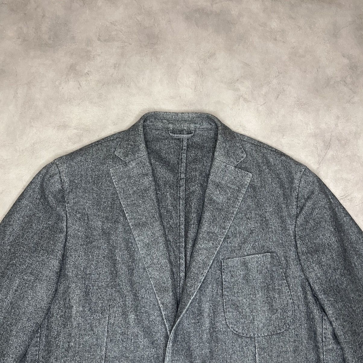 L.B.M. 1911 L.B.M.1911 Men’s Tailored Blazer Wool Gray/Blue Size:54R Size 54R - 3 Thumbnail