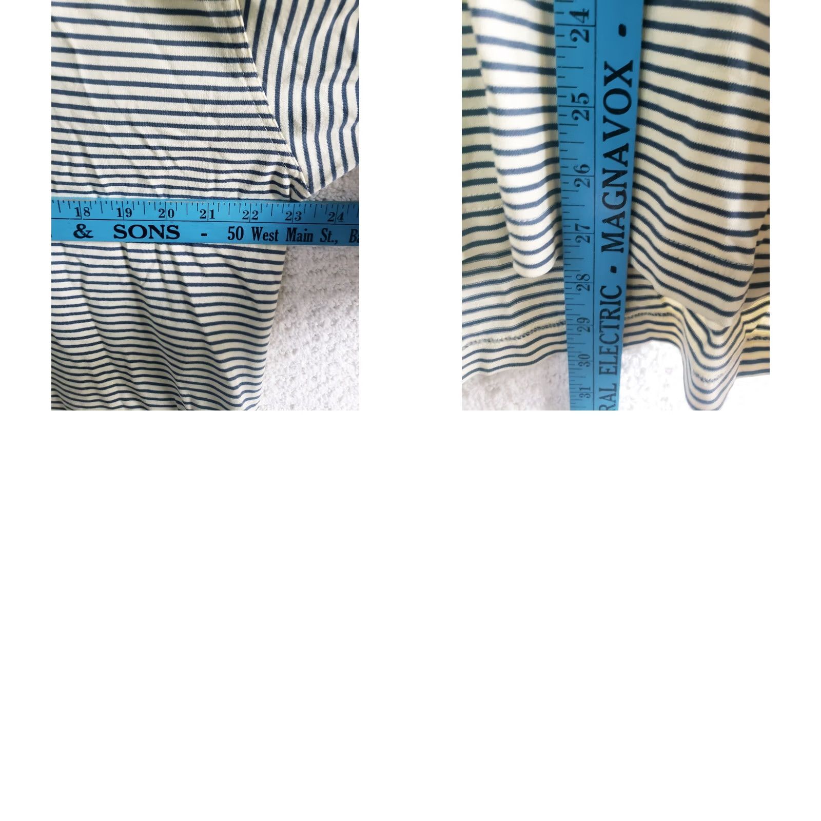 Vintage Ashworth Polo Shirt Blue Striped EZ-Tech M Adult Medium Regular Shirt Mens Polo Size US M / EU 48-50 / 2 - 9 Thumbnail