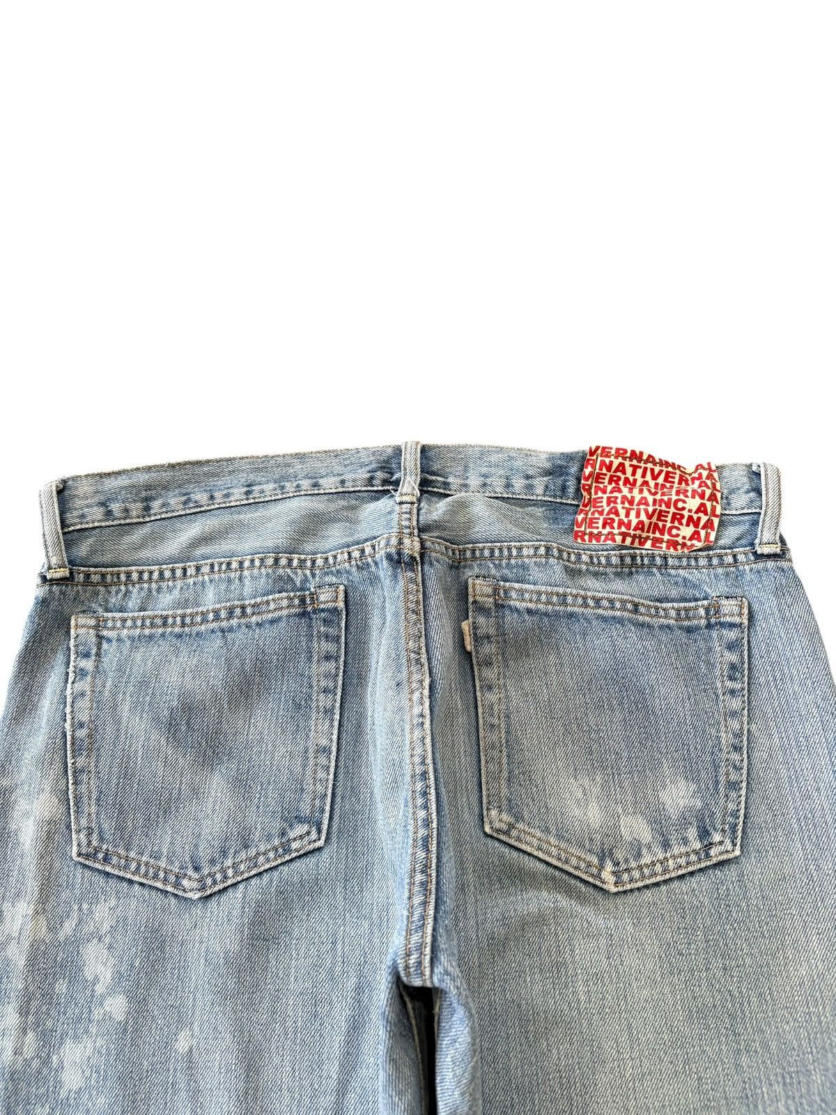 Ksubi Vintage Japanese RNA Bleached Wash Distressed Loose Jeans Size US 33 - 5 Thumbnail