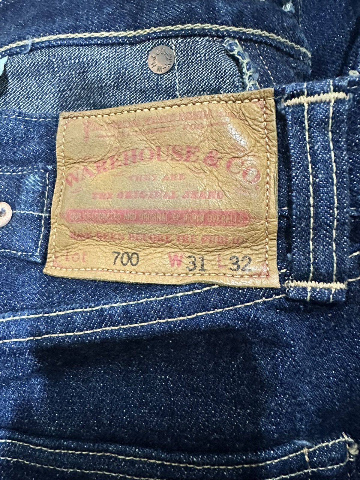 Warehouse & Co. Vintage Warehouse & Co Selvedge Buckle Back Size US 30 / EU 46 - 15 Thumbnail