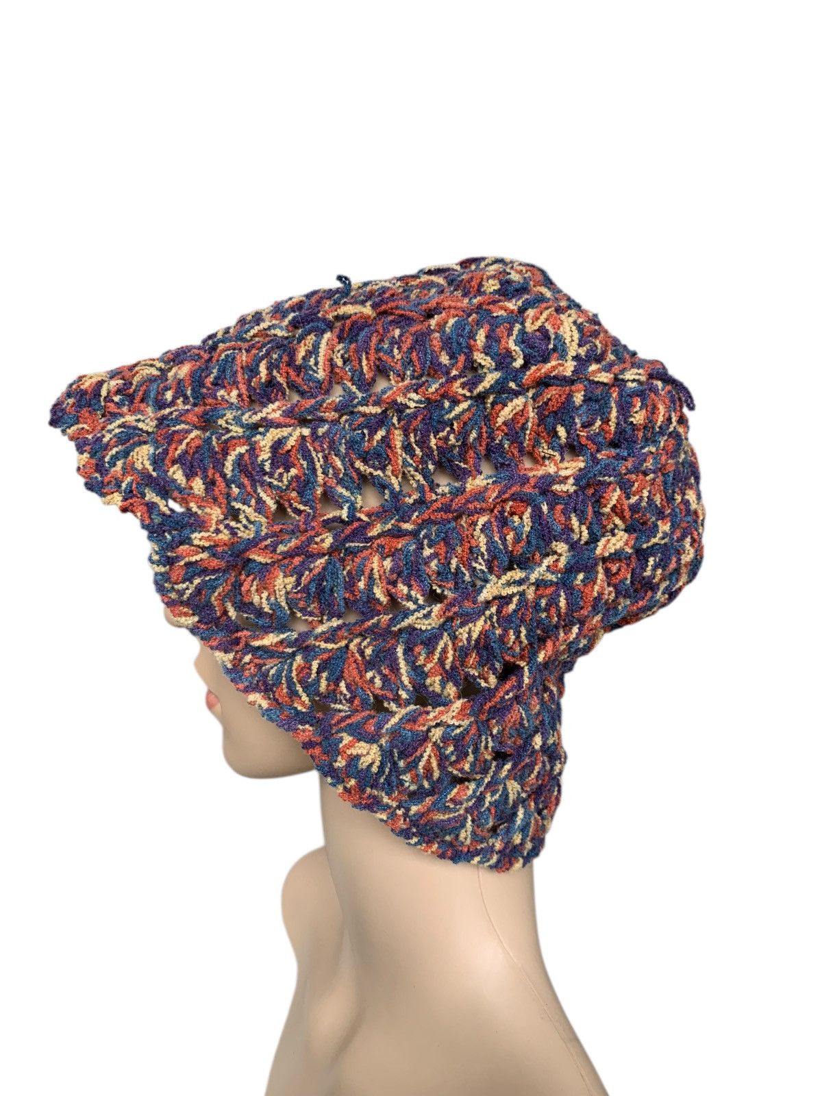 Designer × Japanese Brand × Kapital Women Knit Bucket Hat Crochet Fisherman Hat Size ONE SIZE - 2 Thumbnail