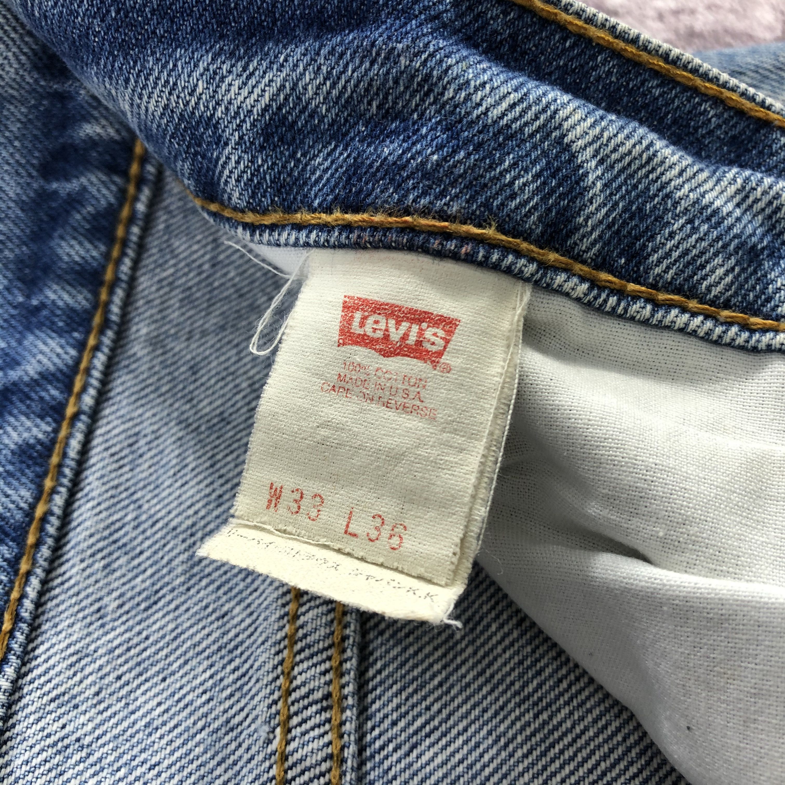Levi's × Vintage Vintage 90s Blue Wash Levis 505 Jeans-JM2174 Size US 33 - 12 Thumbnail