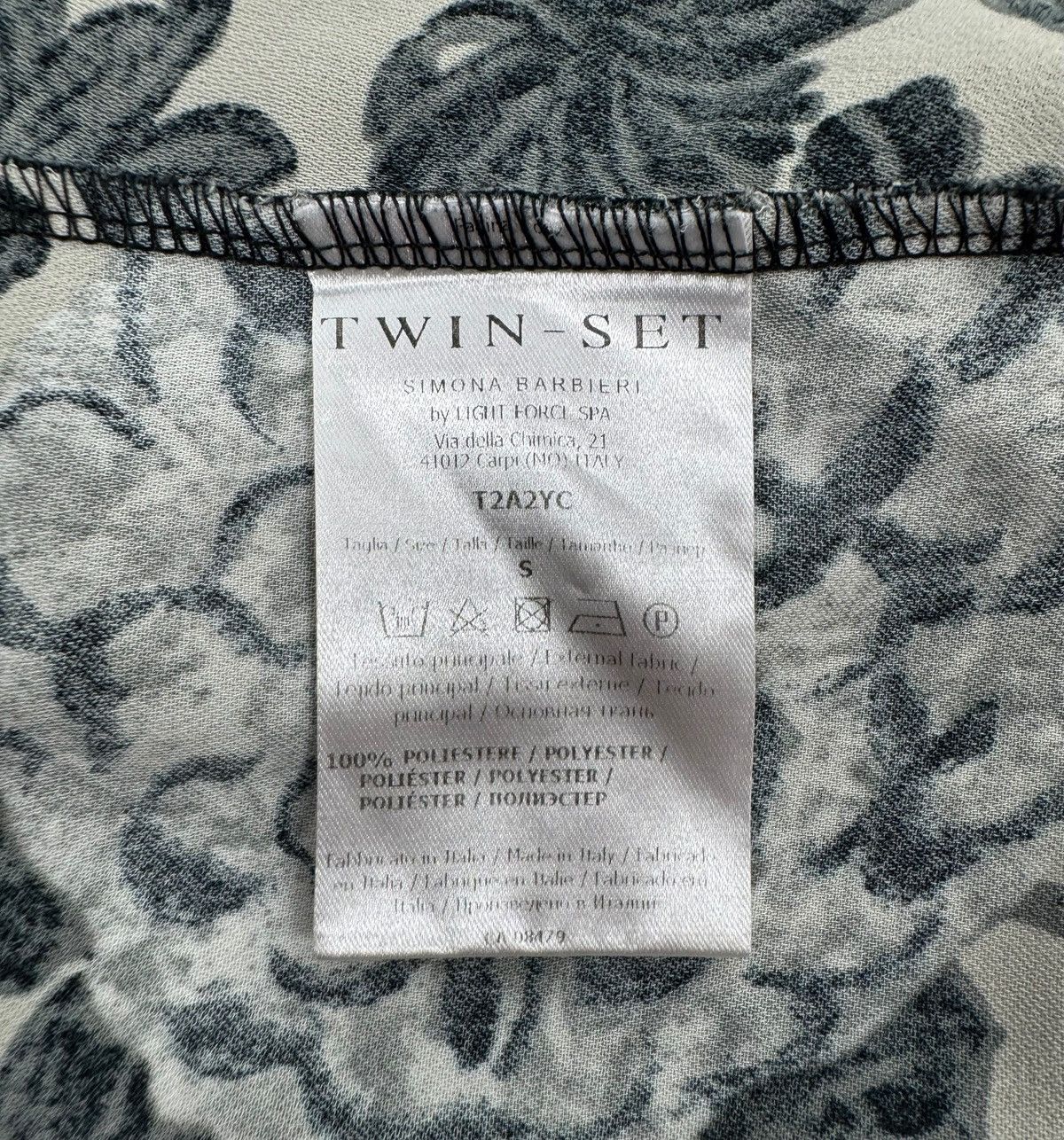 TWINSET Twinset Jacquard Blouse Decorated Embroidered Flower size S Size S / US 4 / IT 40 - 13 Thumbnail
