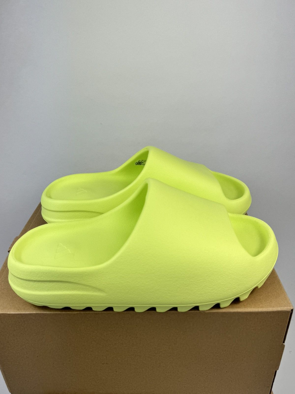 Adidas YEEZY SLIDES GLOW GREEN Size US 9 / EU 42 - 1 Thumbnail