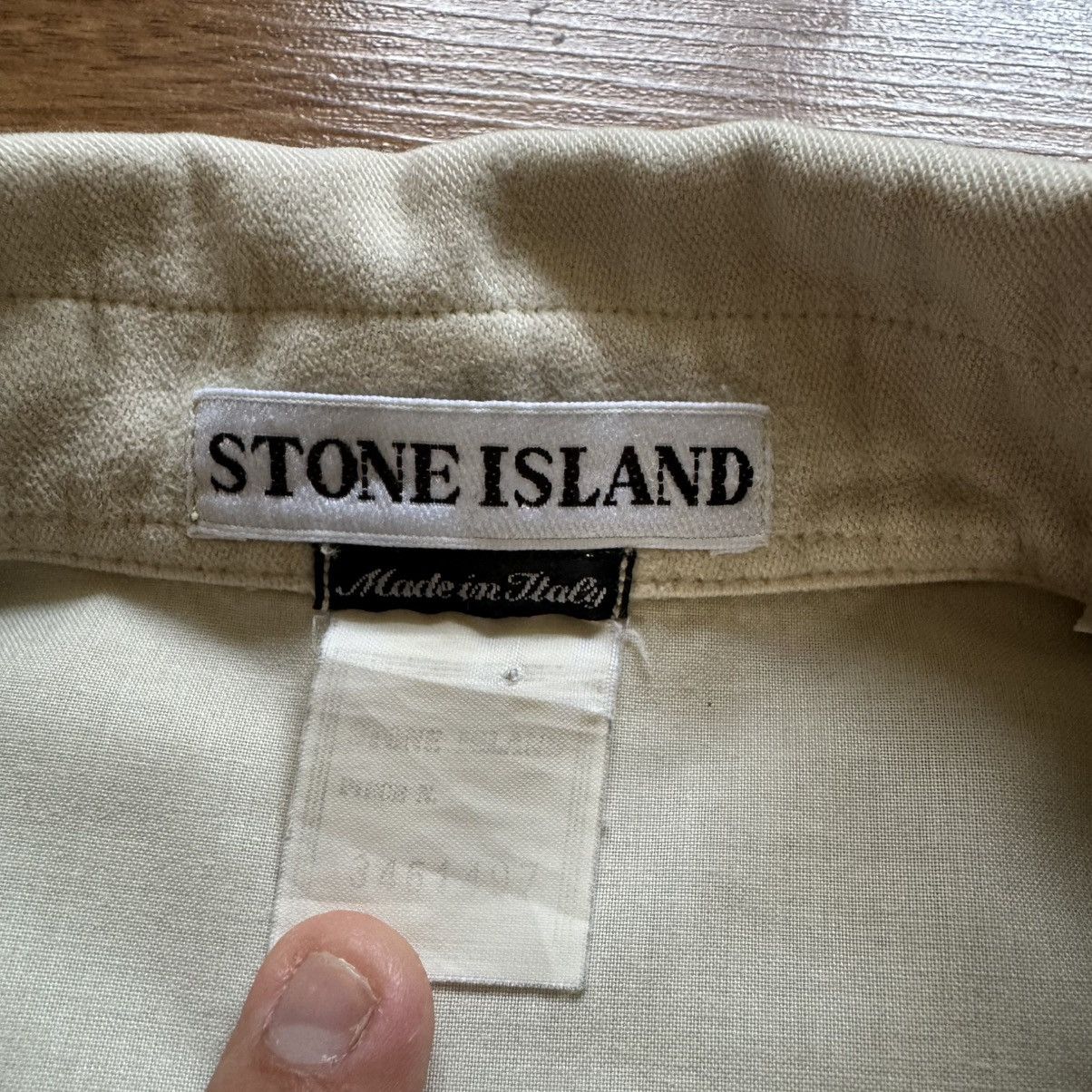 Stone Island Vintage 90s beige overshirt jackst Size US XL / EU 56 / 4 - 10 Thumbnail