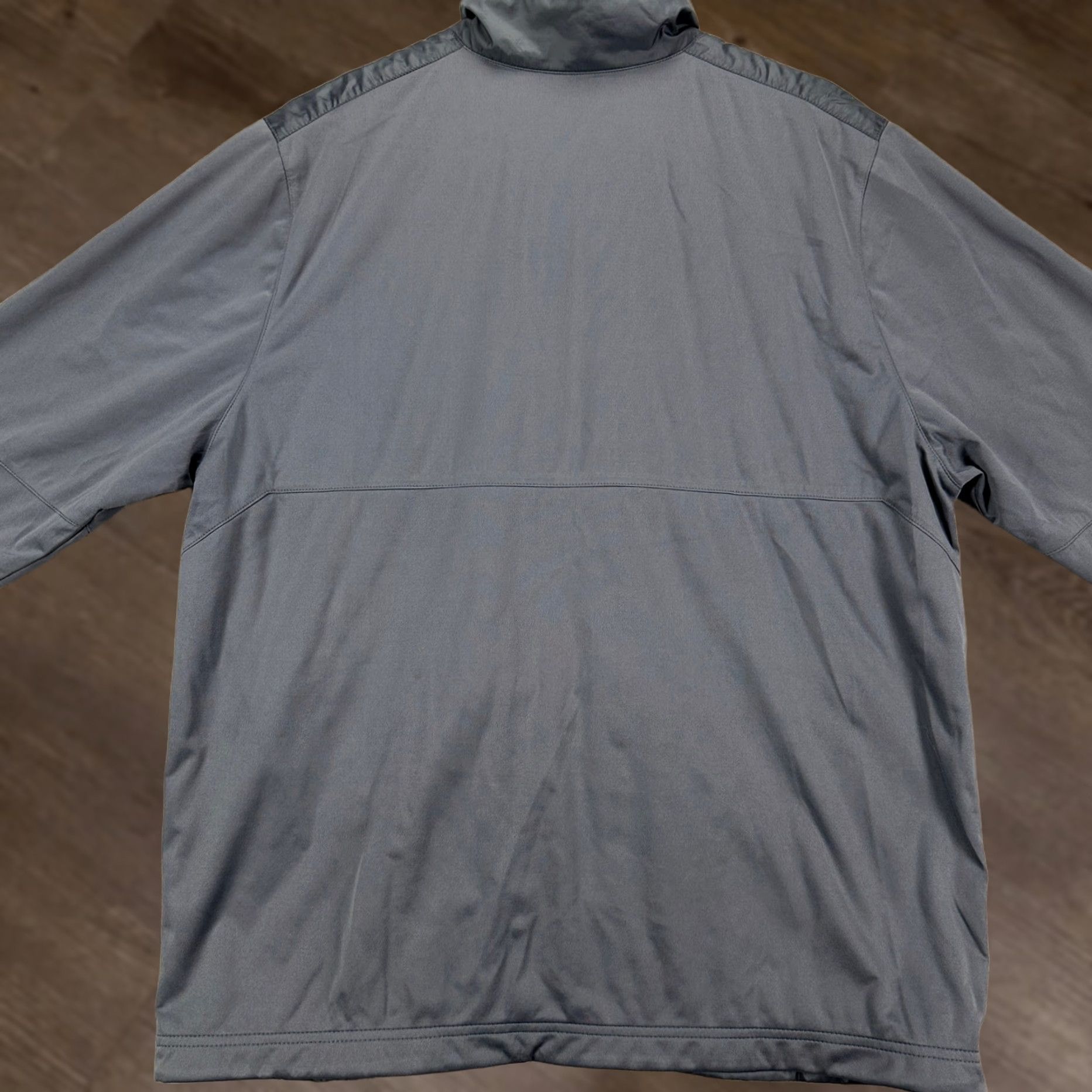 Nike Nike Golf Mens Full Zip Jacket Large Gray Swoosh Windbreaker Outdoor Pockets Size US L / EU 52-54 / 3 - 1 Thumbnail