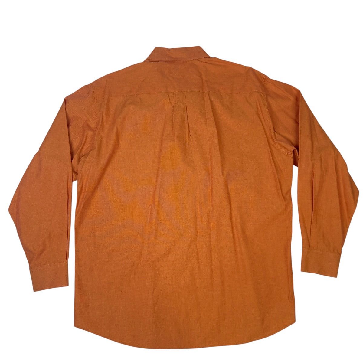 Ermenegildo Zegna Ermenegildo Zegna Orange XL Button Down Shirt Made In Italy Size US XL / EU 56 / 4 - 3 Thumbnail
