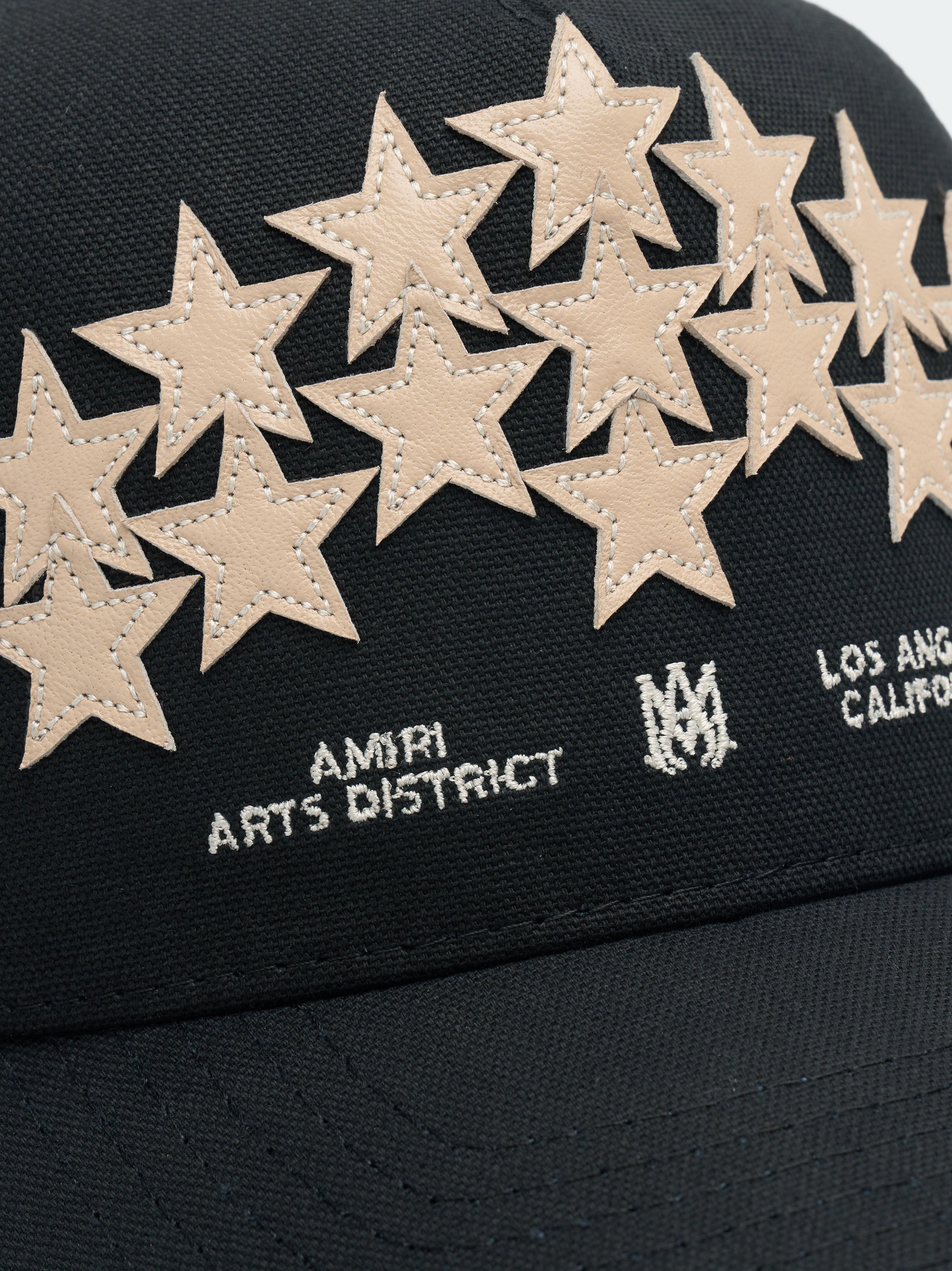 Amiri o1s1wg110725 Size: OS / Stars Trucker Cap / Hat in Black Size ONE SIZE - 4 Thumbnail