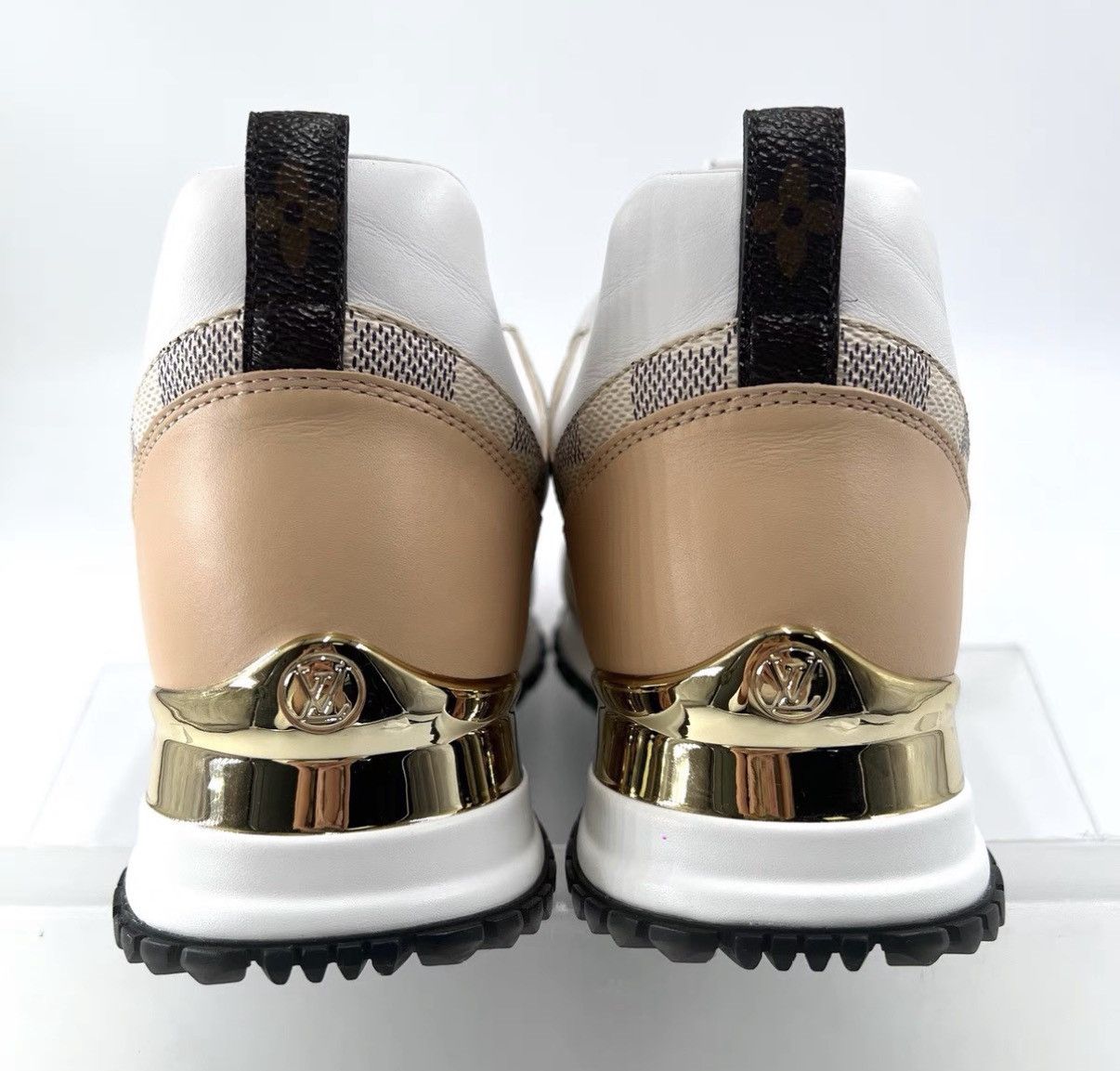 Louis Vuitton Louis Vuitton Casual Damier Low Top Cowhide Flat Shoes K12 Size US 5.5 / IT 35.5 - 3 Thumbnail