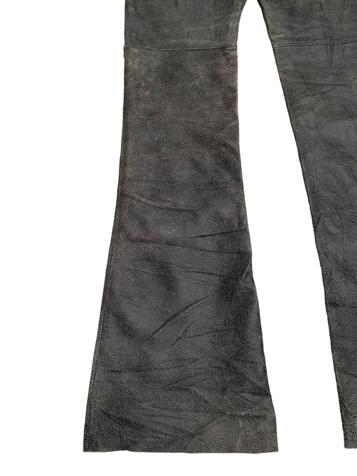 Hysteric Glamour Very Rare Vintage Hysteric Glamour Leather Flare Pants 1990s Size US 29 - 7 Thumbnail