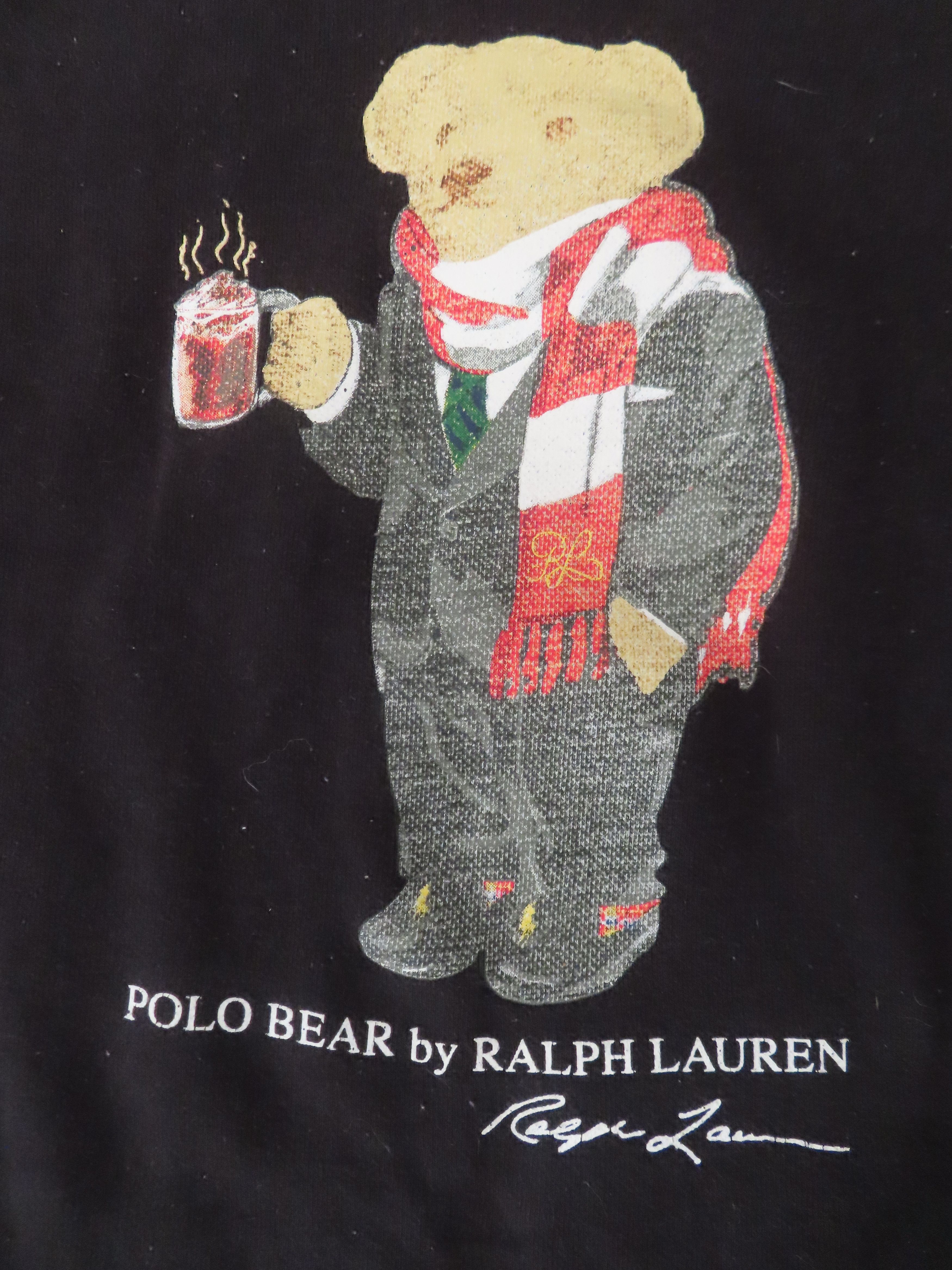 Polo Ralph Lauren × Vintage rare polo ralph lauren bear hoodie Size US S / EU 44-46 / 1 - 2 Thumbnail