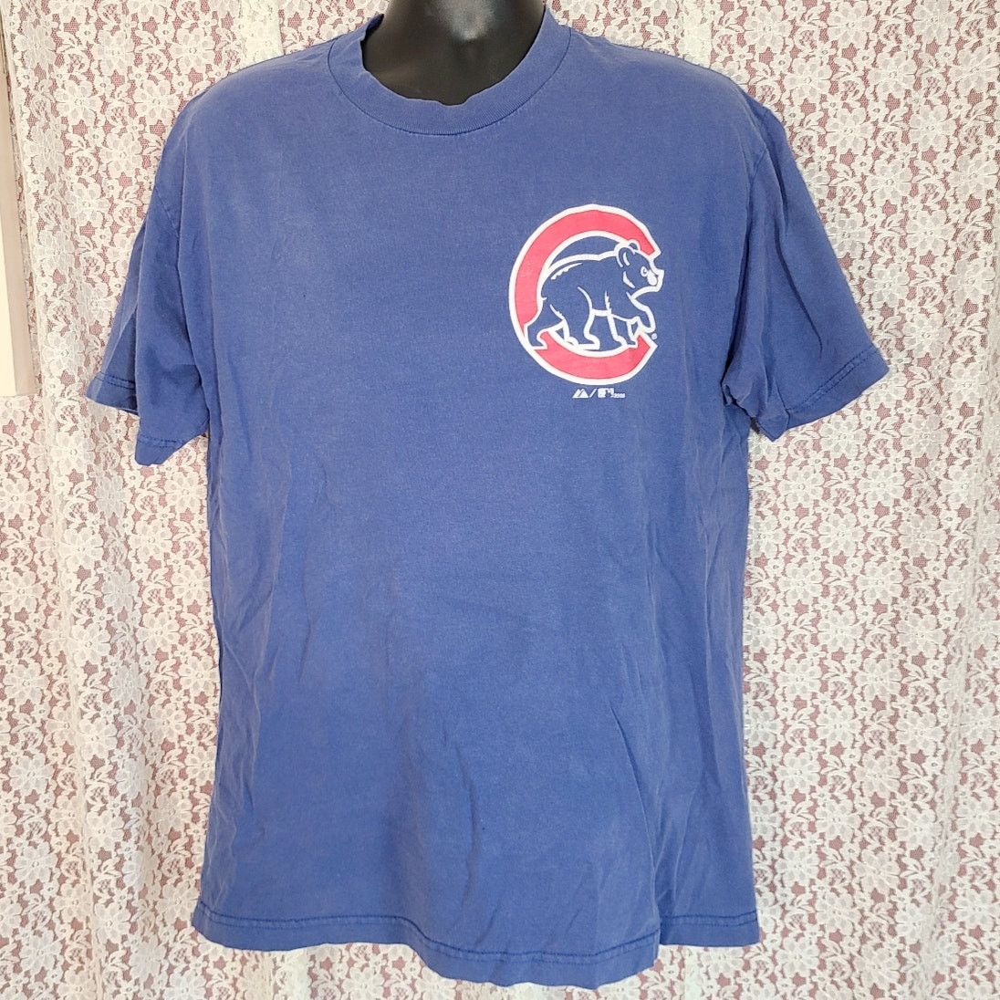 Majestic majestic blue Chicago cubs 2008 mlb tshirt Size large Size US L / EU 52-54 / 3 - 1 Thumbnail