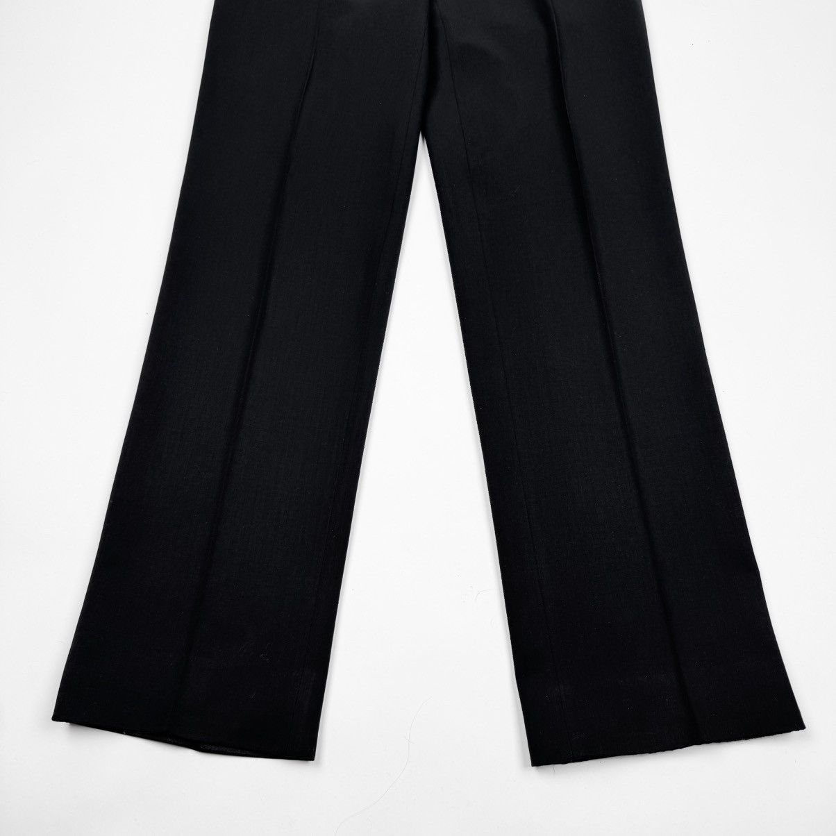 Prada Prada FW2000 Black Stretch-Wool Pleated Suit Trousers/Pants Size US 34 / EU 50 - 5 Thumbnail
