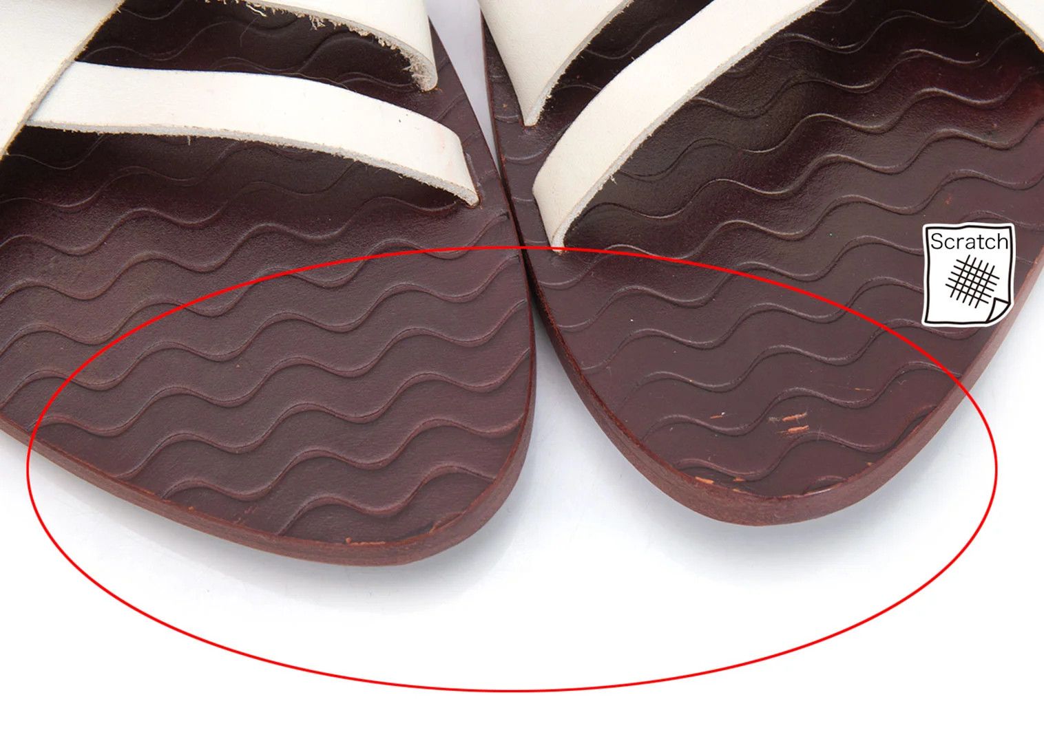Jean Paul Gaultier Leather Cross Strap Sandals in Black and White Size 25 Size US 7 / EU 40 - 3 Thumbnail