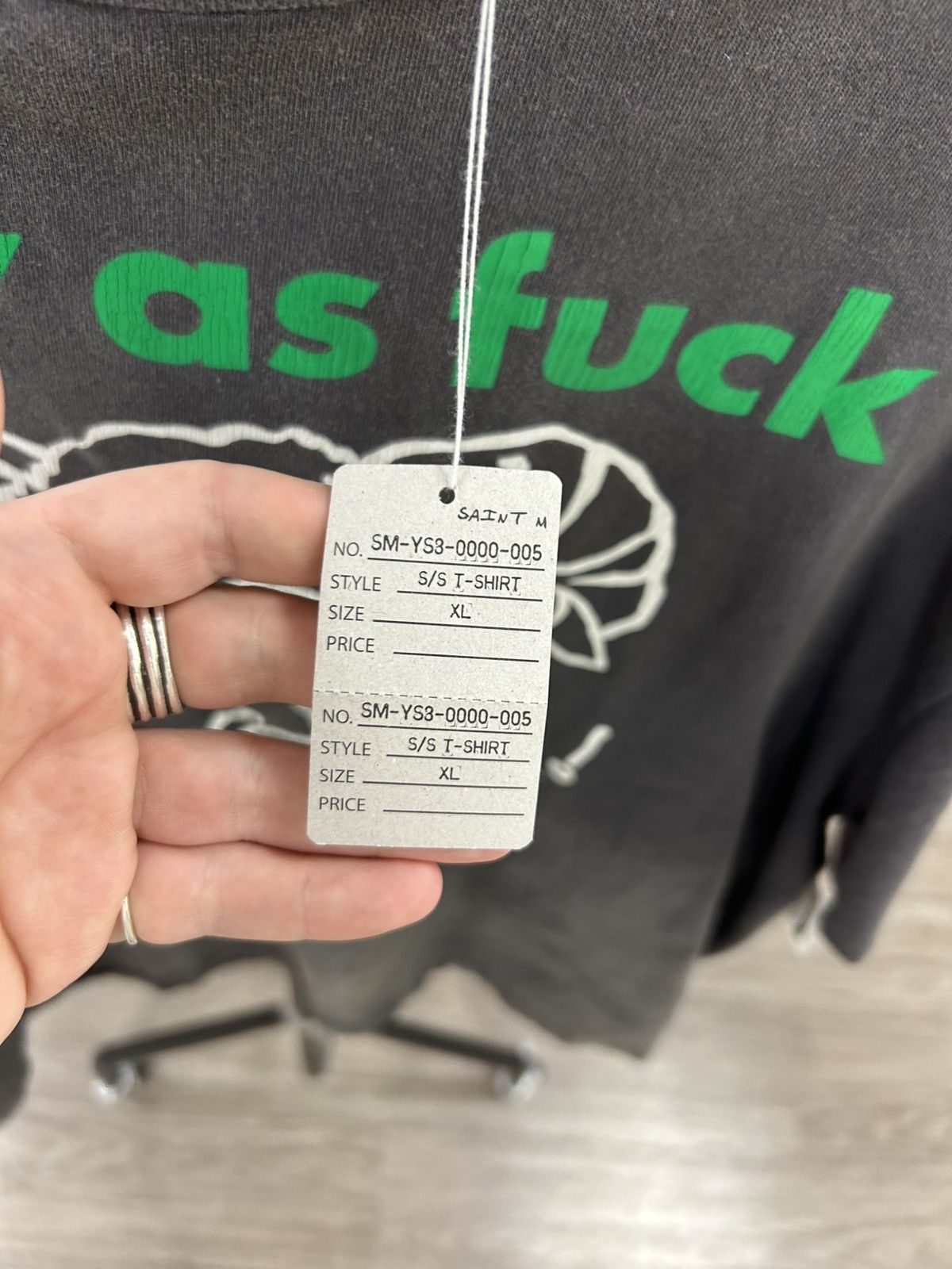 Saint Michael Saint Michael “Holy as F*ck” T Shirt Size US XL / EU 56 / 4 - 6 Thumbnail