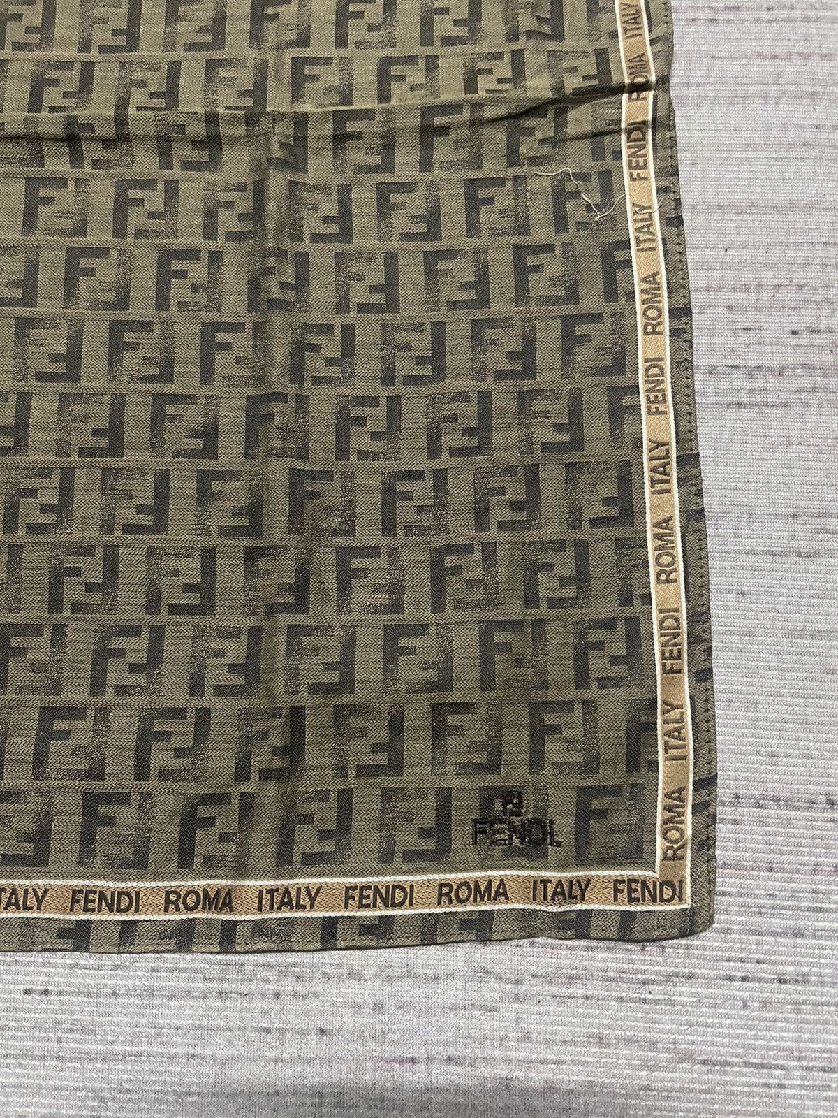 Fendi Vintage Fendi Handkerchief Bandana Size ONE SIZE - 2 Thumbnail
