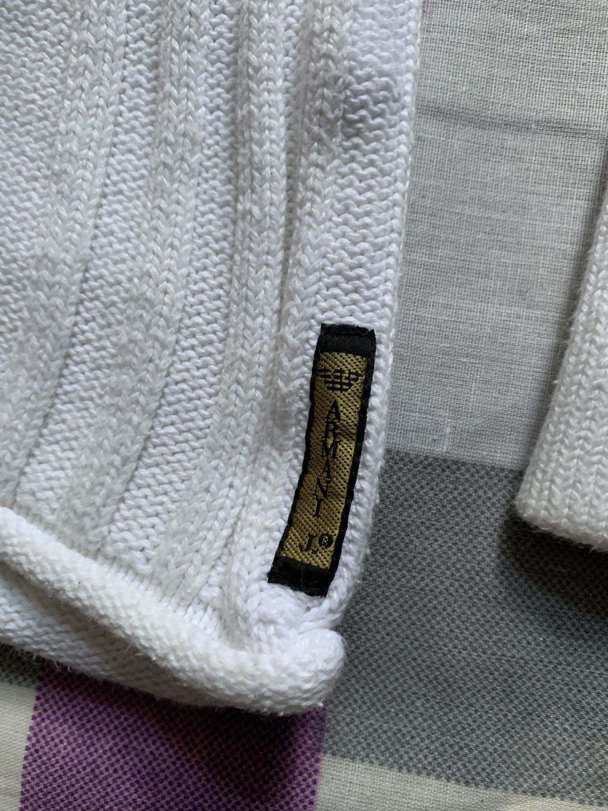 Vintage Armani Exchenge Sweater XL 100% Cotton Size US XXL / EU 58 / 5 - 3 Thumbnail