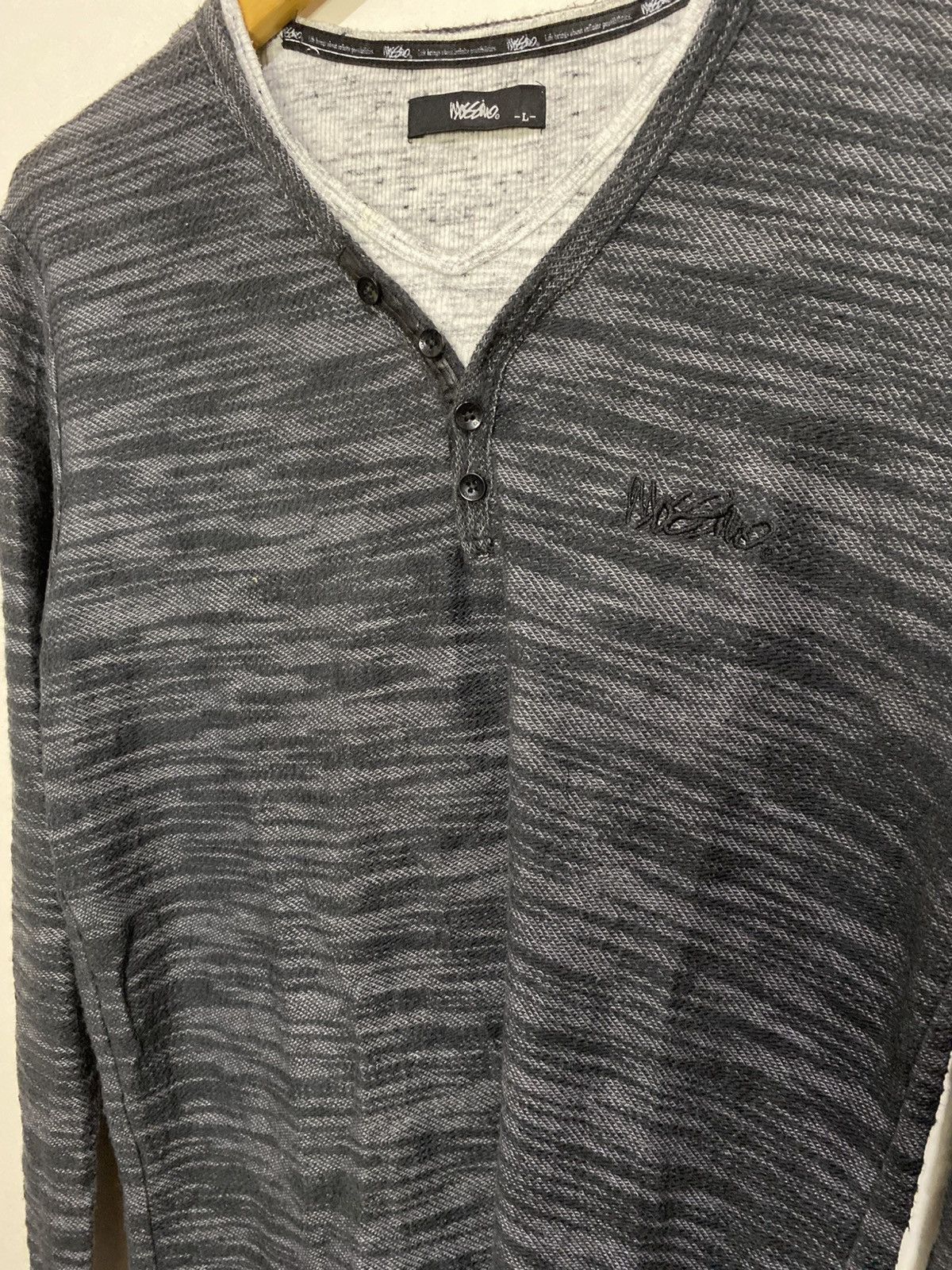 If Six Was Nine × Japanese Brand × Le Grande Bleu (L.G.B.) Long Sleeve MOSSIMO Double Layer Japan style Size US L / EU 52-54 / 3 - 6 Thumbnail
