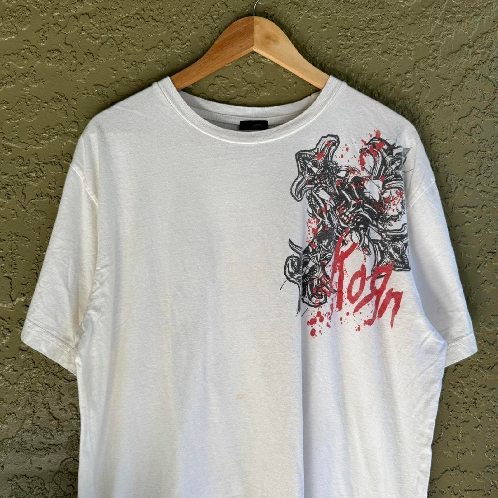 Giant Korn Kross Kut Blood Skull Rare Men's XL Tee Music Size US XL / EU 56 / 4 - 1 Thumbnail
