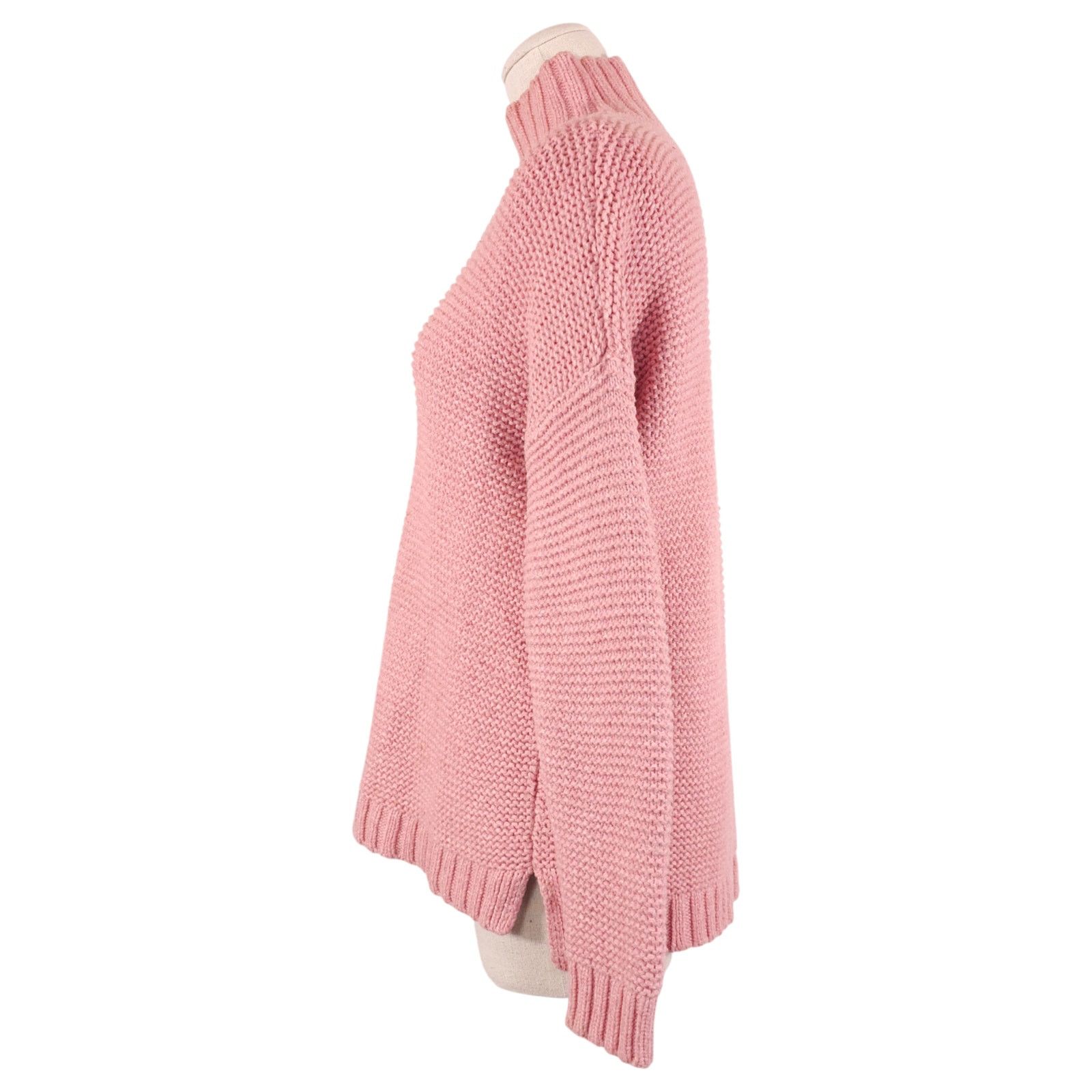 Marine Layer Marine Layer Merino Wool Blend Sweater Pink Sz Extra Small Size XS / US 0-2 / IT 36-38 - 2 Thumbnail