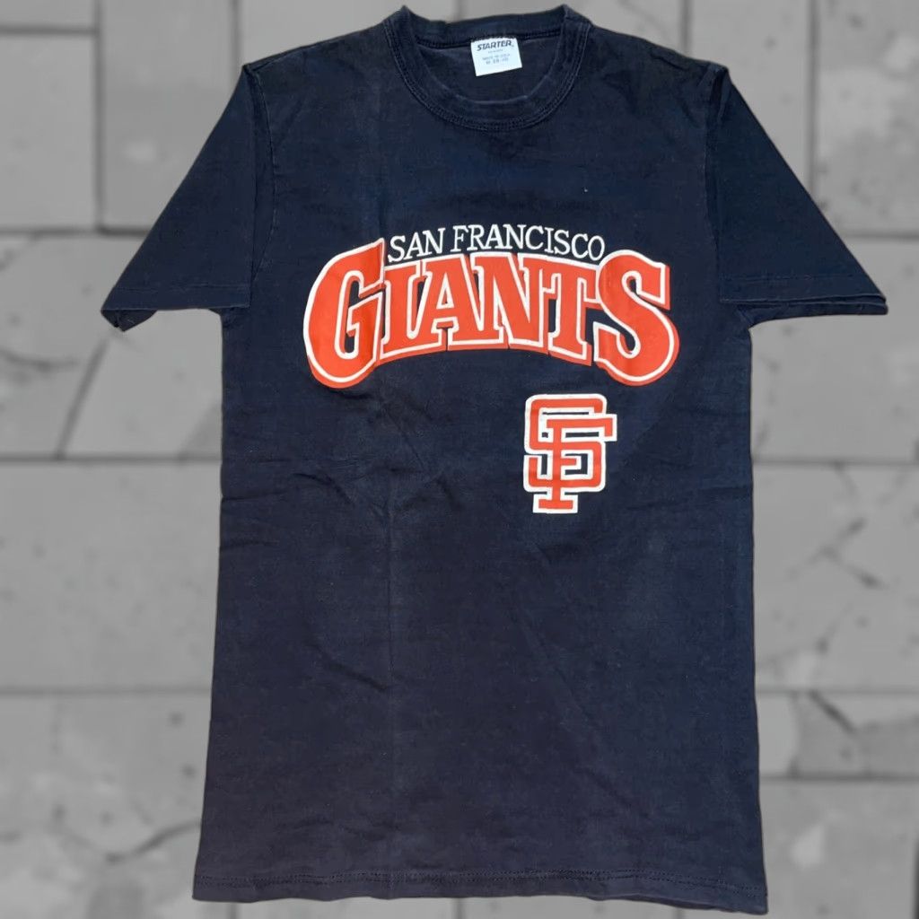 Starter VINTAGE Starter San Francisco Giants T-Shirt Men’s Medium Black USA Size US M / EU 48-50 / 2 - 1 Thumbnail