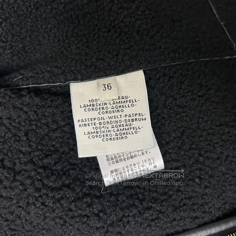 Hermes Hermes Pure Black Leather and Fur Integrated Jacket Size XS / US 0-2 / IT 36-38 - 5 Thumbnail