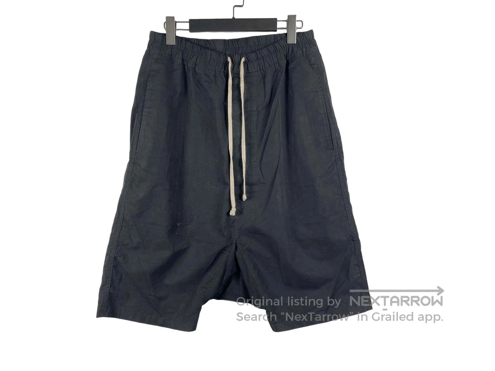 Rick Owens RICK OWENS size S Drawstring Drop Crotch Shorts Size US 27 - 1 Thumbnail