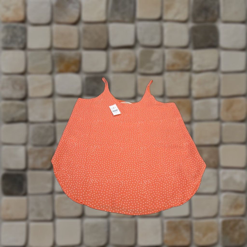 Loft LOFT Tank Women XS Orange Polka Dot Camisole Sleeveless Casual Womens Size XS / US 0-2 / IT 36-38 - 1 Thumbnail