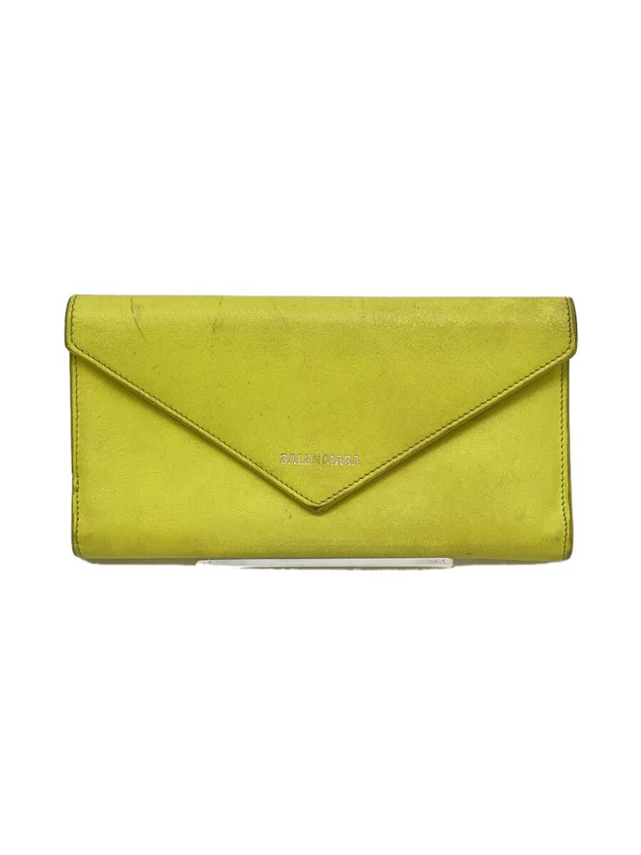 Balenciaga Balenciaga Leather Long Wallet Yellow Size ONE SIZE - 1 Thumbnail