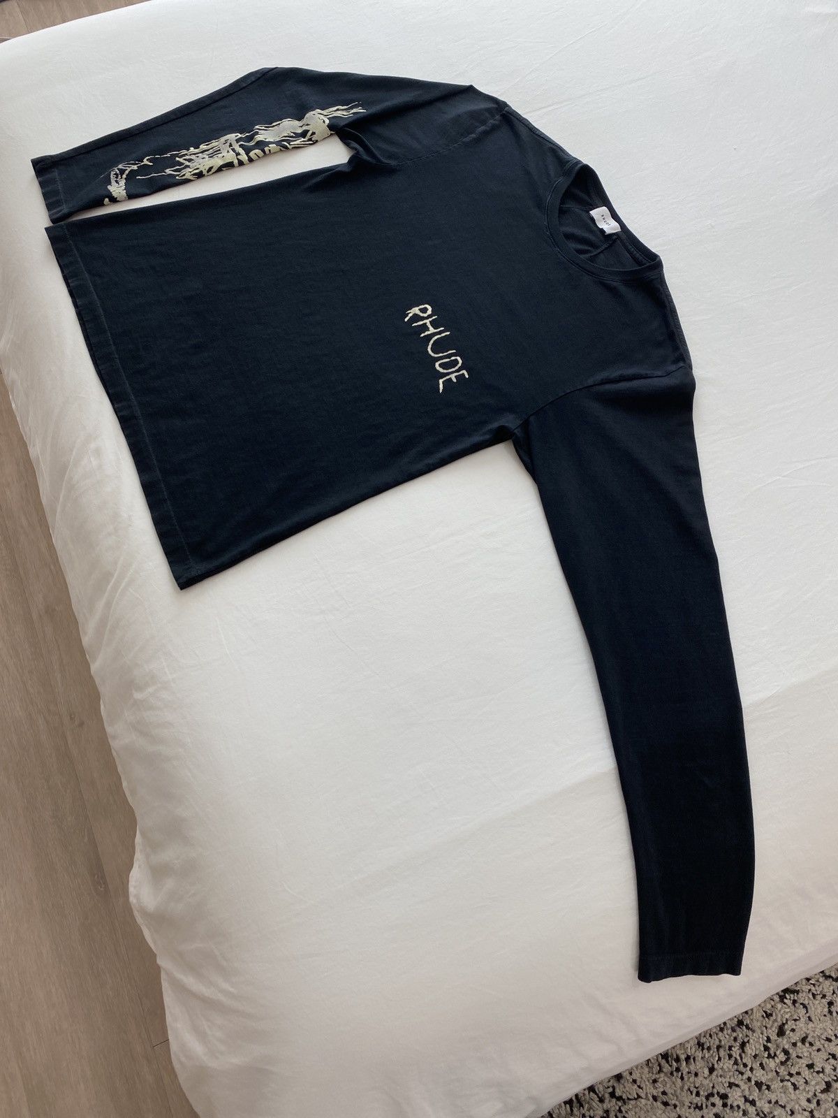 Rhude Rhude Scabbing Longsleeve Size US L / EU 52-54 / 3 - 3 Thumbnail