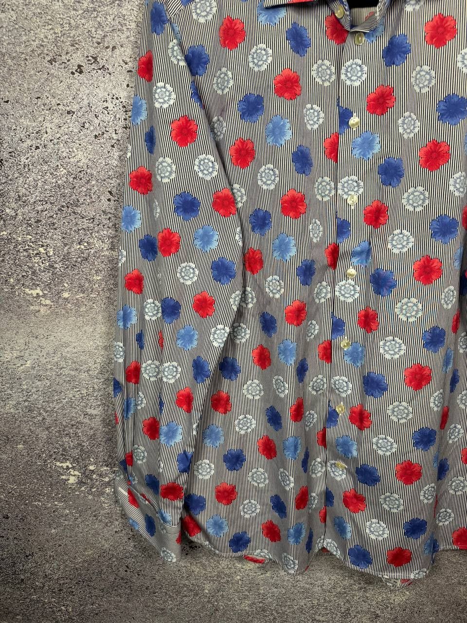 Eton ETON FLOWER FLORAL PRINTED SHIRT BUTTON UP MEN'S Size US XL / EU 56 / 4 - 4 Thumbnail