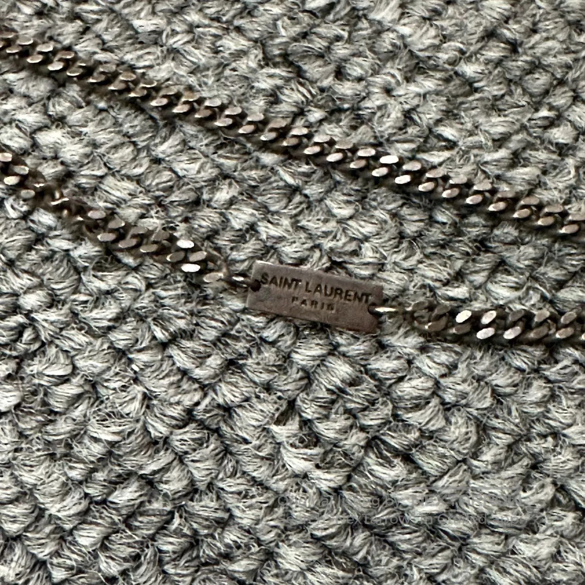 Saint Laurent Paris Saint Laurent 16SS 925 Silver Music Note Necklace. Size ONE SIZE - 3 Thumbnail