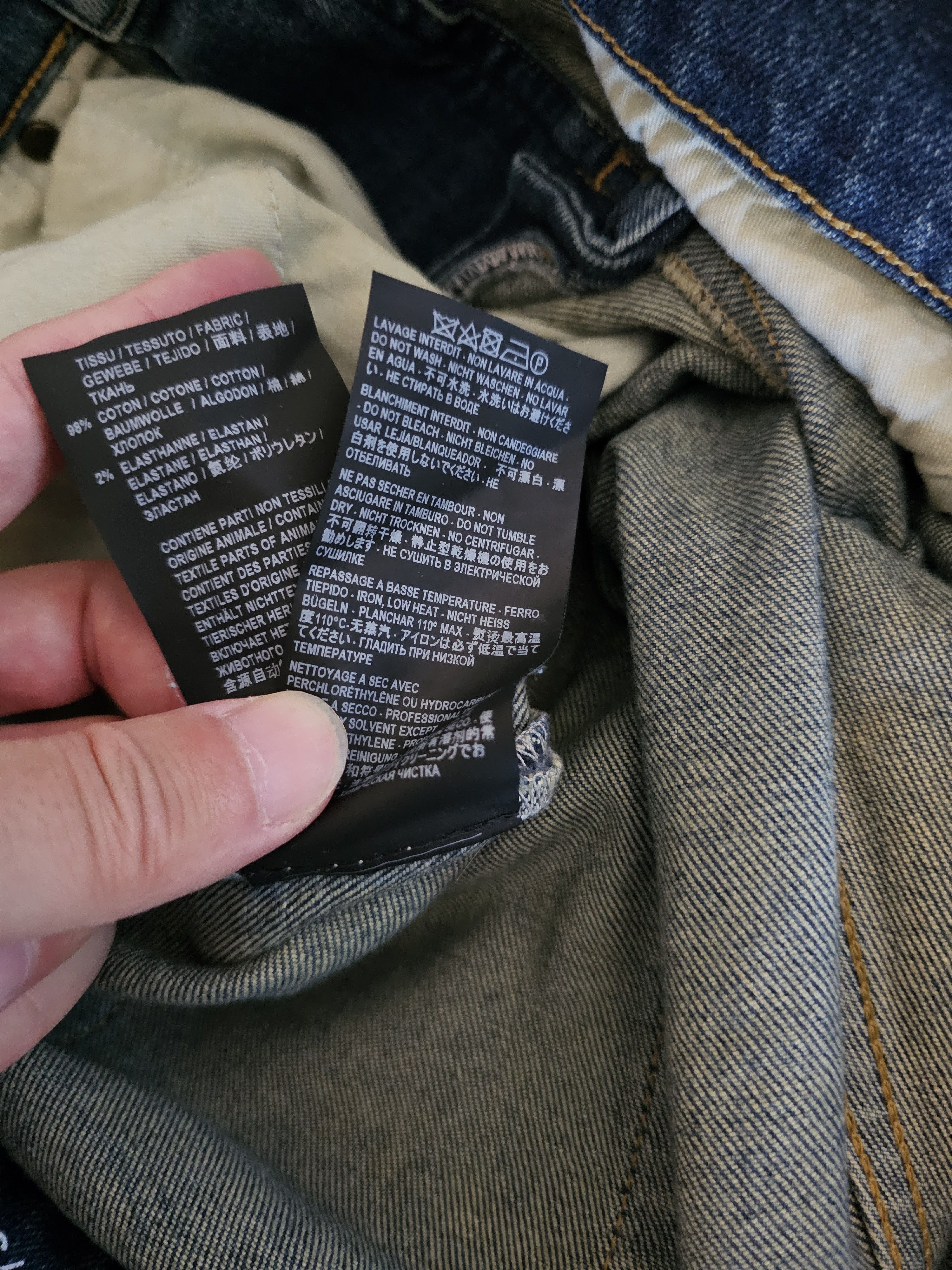 Saint Laurent Paris Saint Laurent Men's D02 Jeans Size 31 Size US 31 - 7 Thumbnail