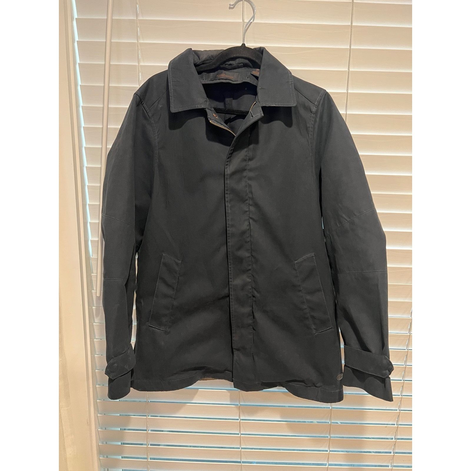 Scotch Soda Amsterdam Couture Jacket Coat Mens Medium Navy