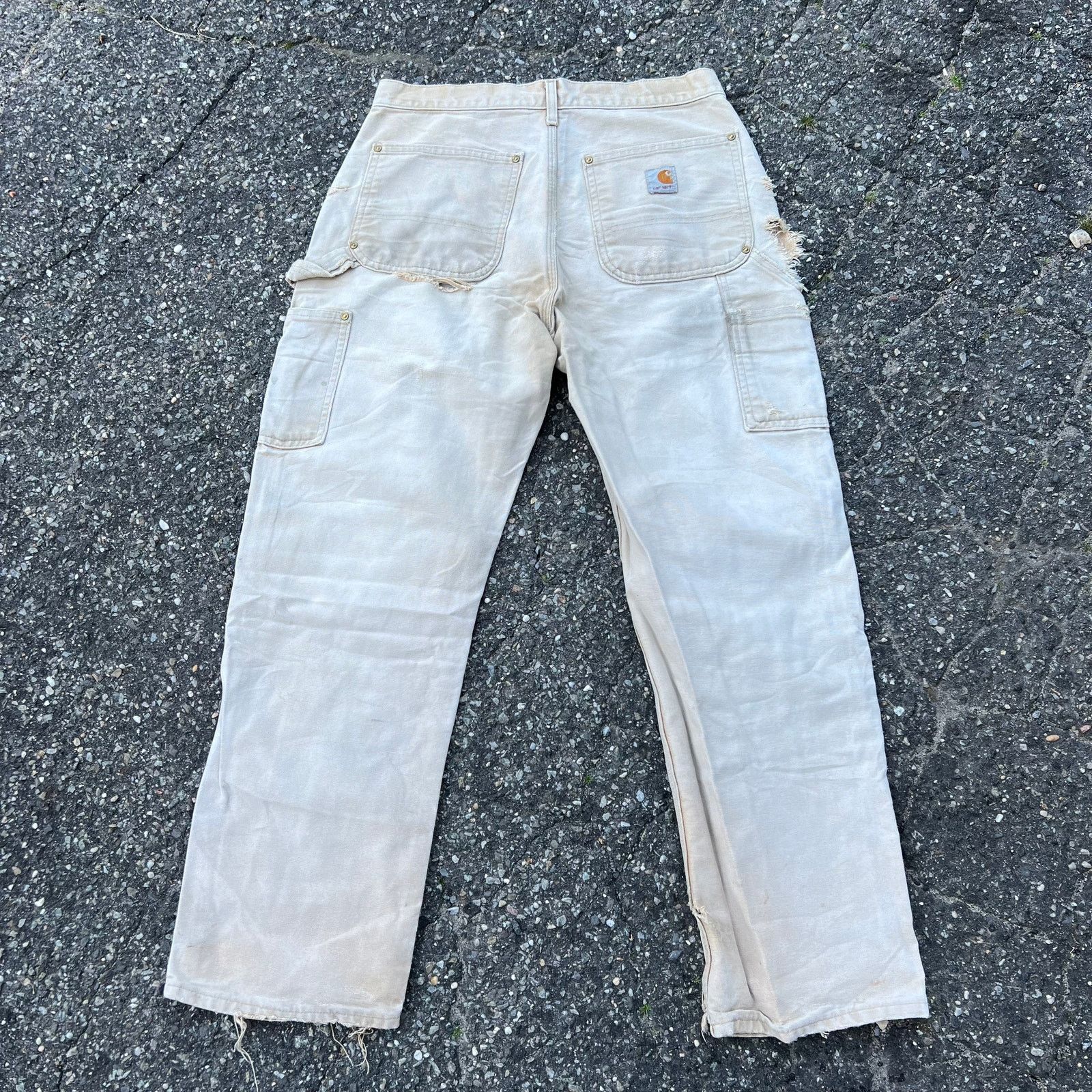 Carhartt × Vintage Vintage carhartt brown double knee work wear carpenter pants Size US 31 - 5 Thumbnail