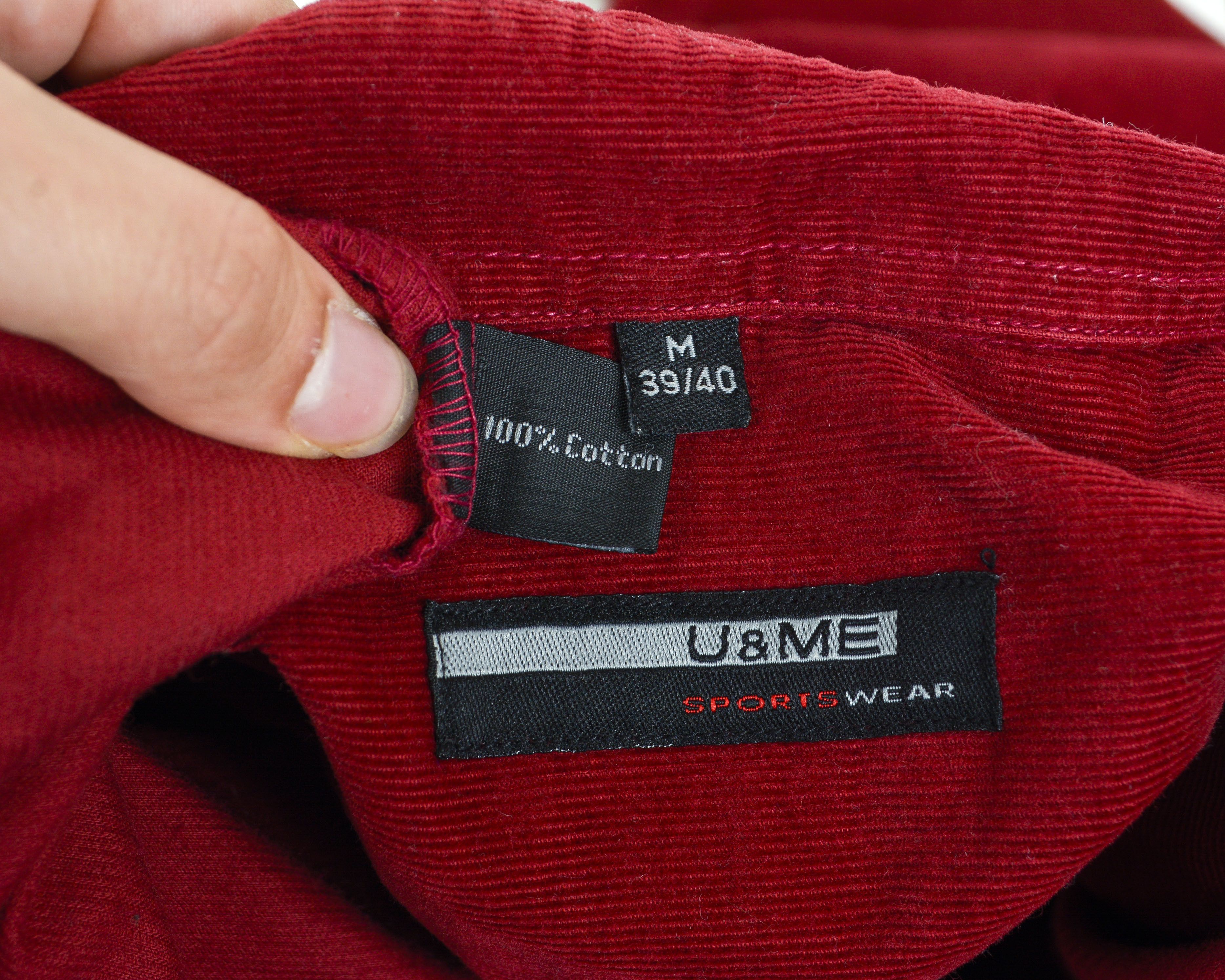 Other × Vintage Shirt Corduroy Soft Cotton Cord Long Sleeve Button Up Size US M / EU 48-50 / 2 - 10 Thumbnail
