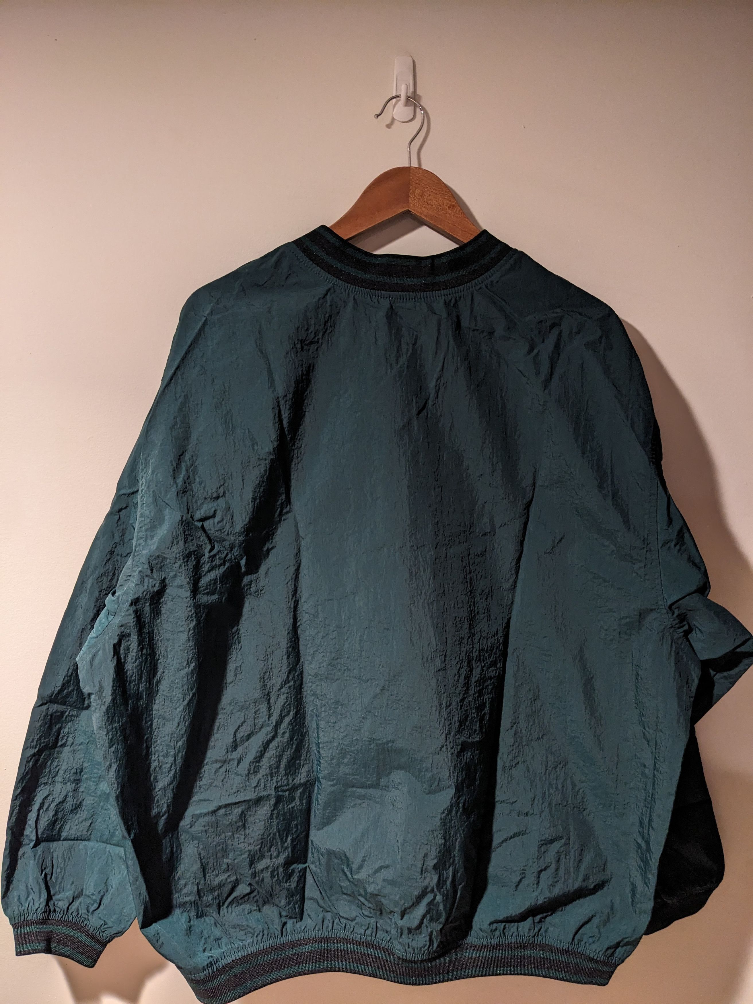 Nike × Vintage Vintage 90s Nike Mini Swoosh Essential X-Large Windbreaker Size US XL / EU 56 / 4 - 4 Thumbnail