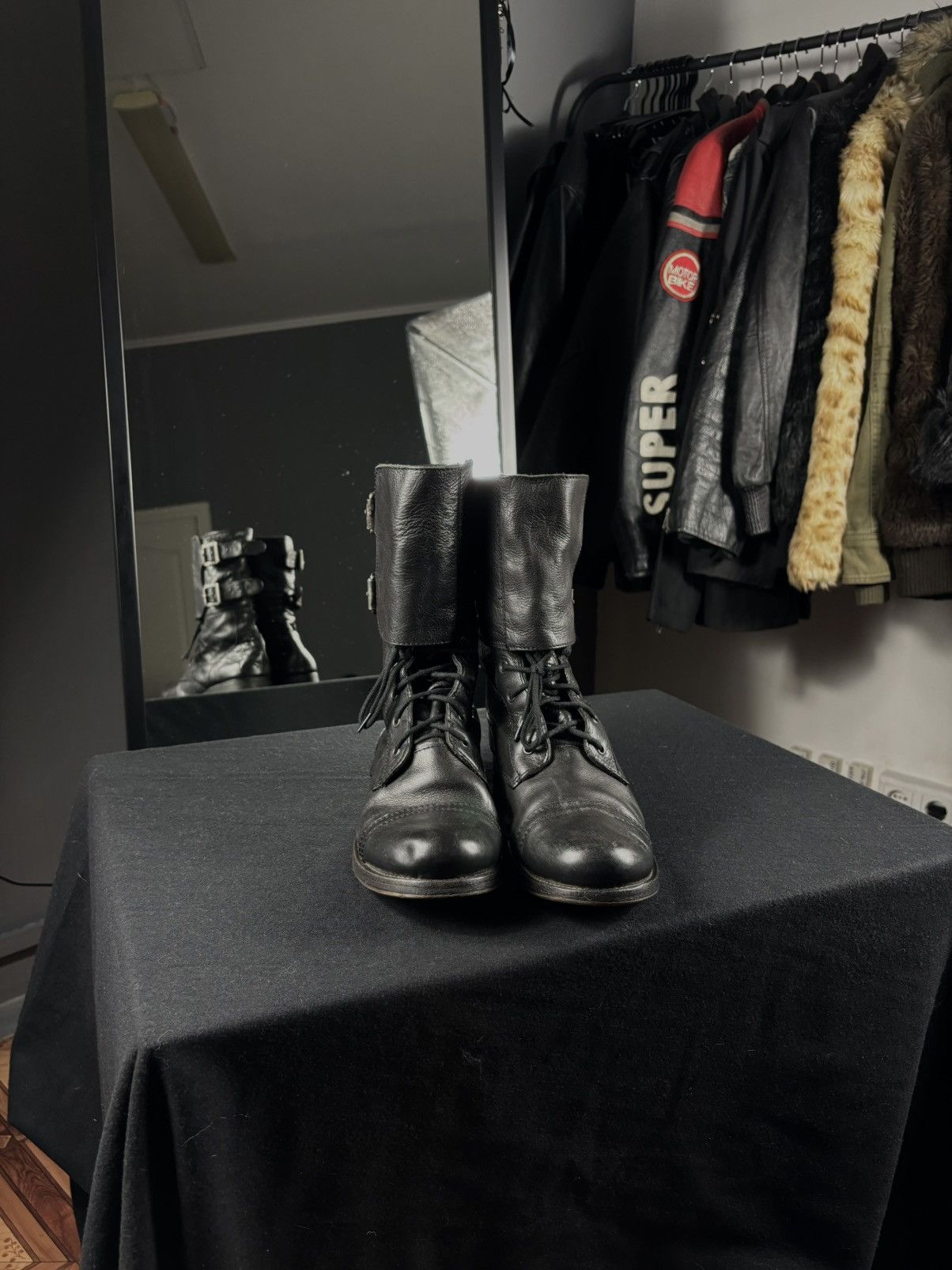Allsaints × Vintage Allsaints Combat steel toe Boots Size US 11 / IT 41 - 5 Thumbnail