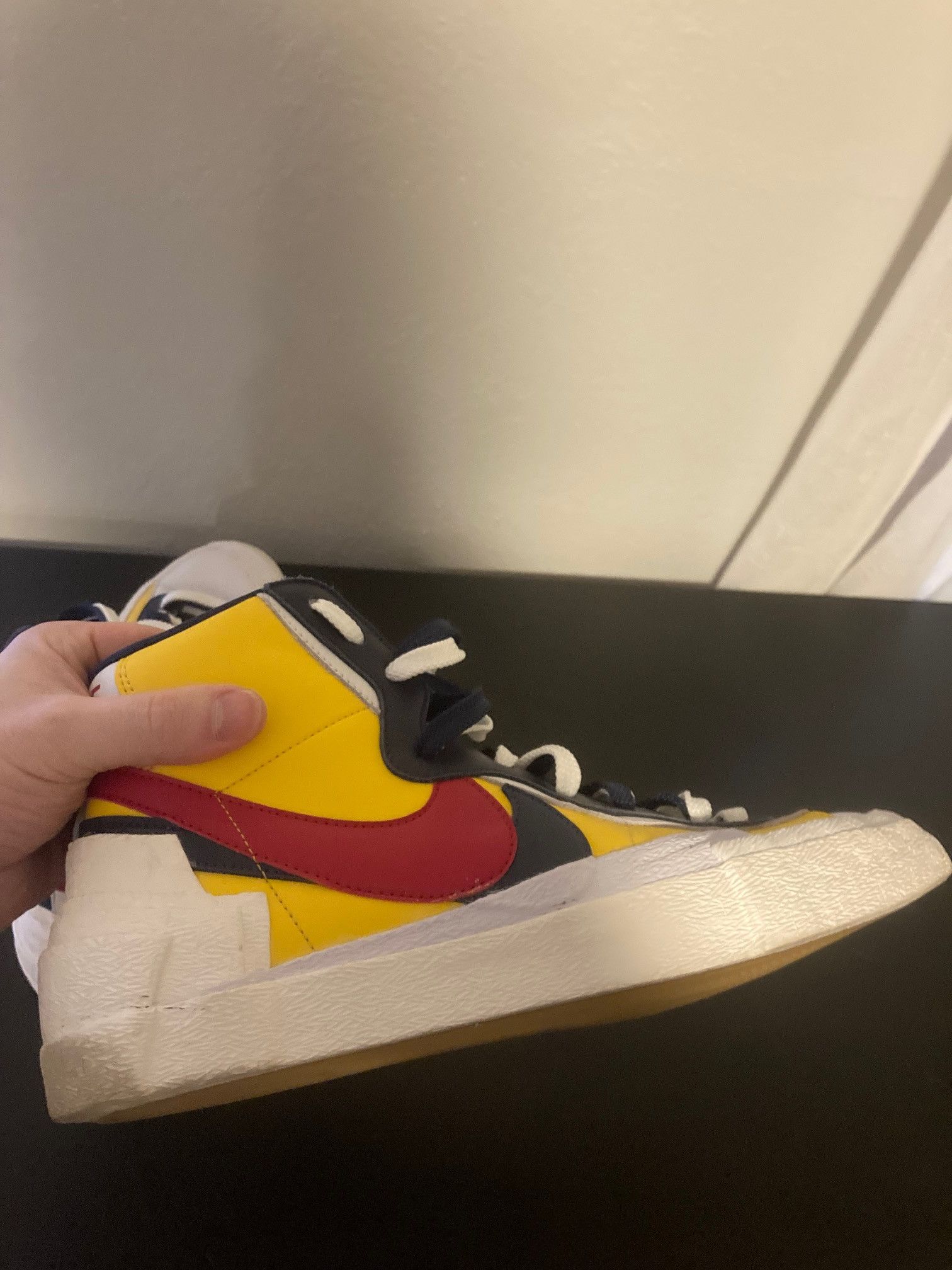 Nike × Sacai Nike Blazer Mid sacai Snow Beach Size US 11 / EU 44 - 5 Thumbnail