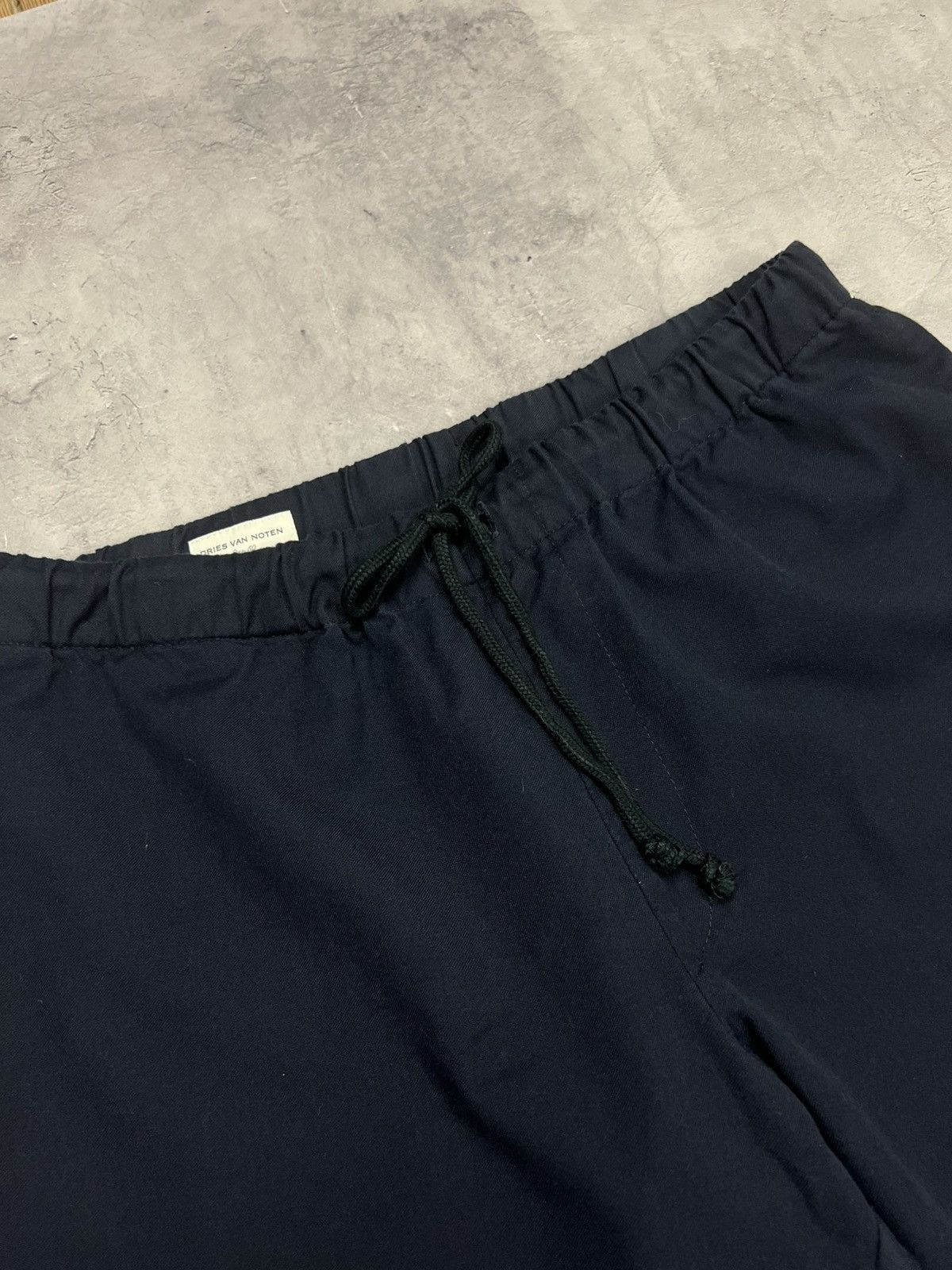 Dries Van Noten Dries Van Noten Navy Blue Mens Wool Chino Baggy Pants Sz 50 Size US 30 / EU 46 - 8 Thumbnail