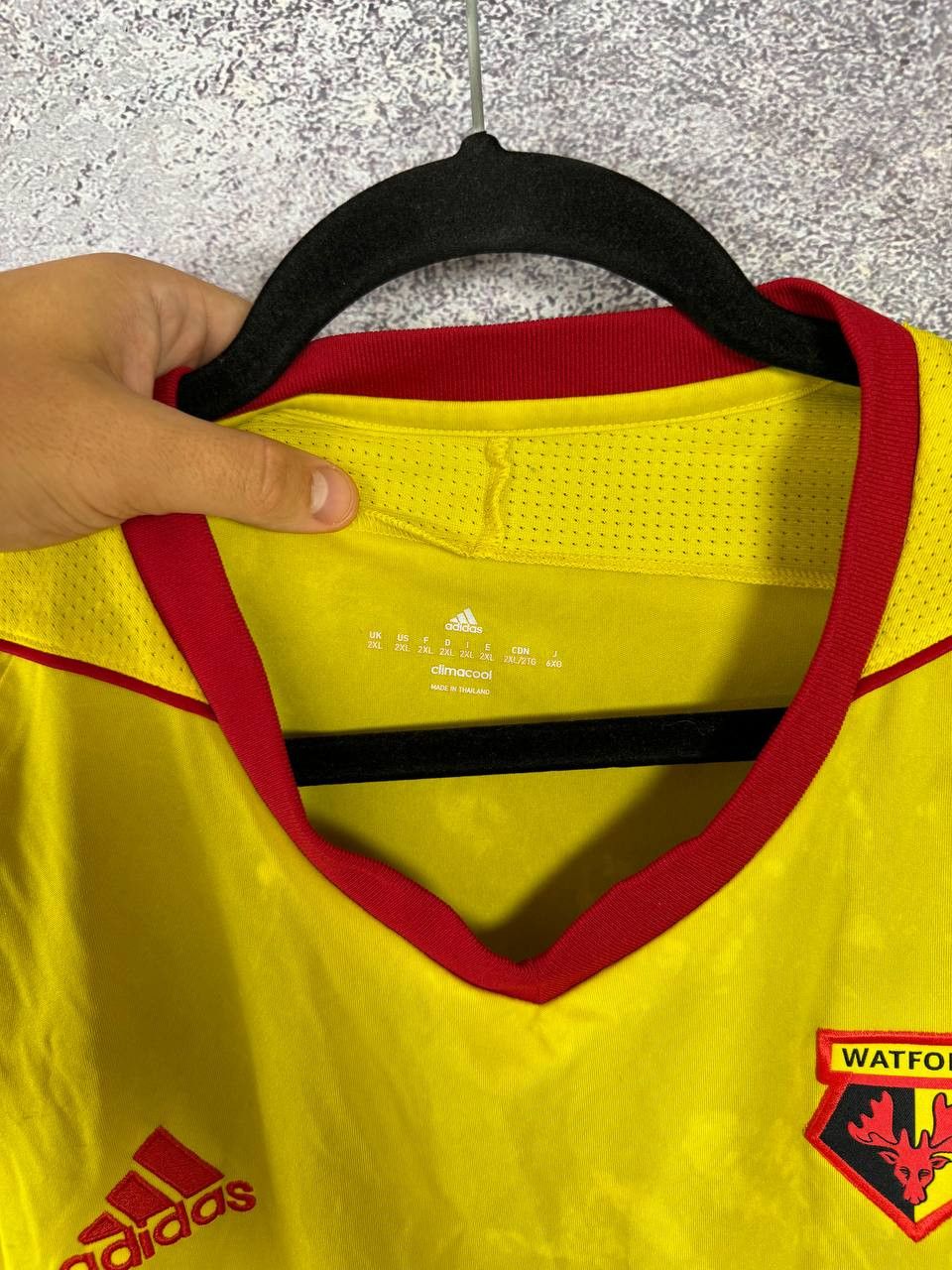 Adidas Vintage Watford FC 2017/18 Adidas Soccer Jersey Size US XXL / EU 58 / 5 - 9 Thumbnail