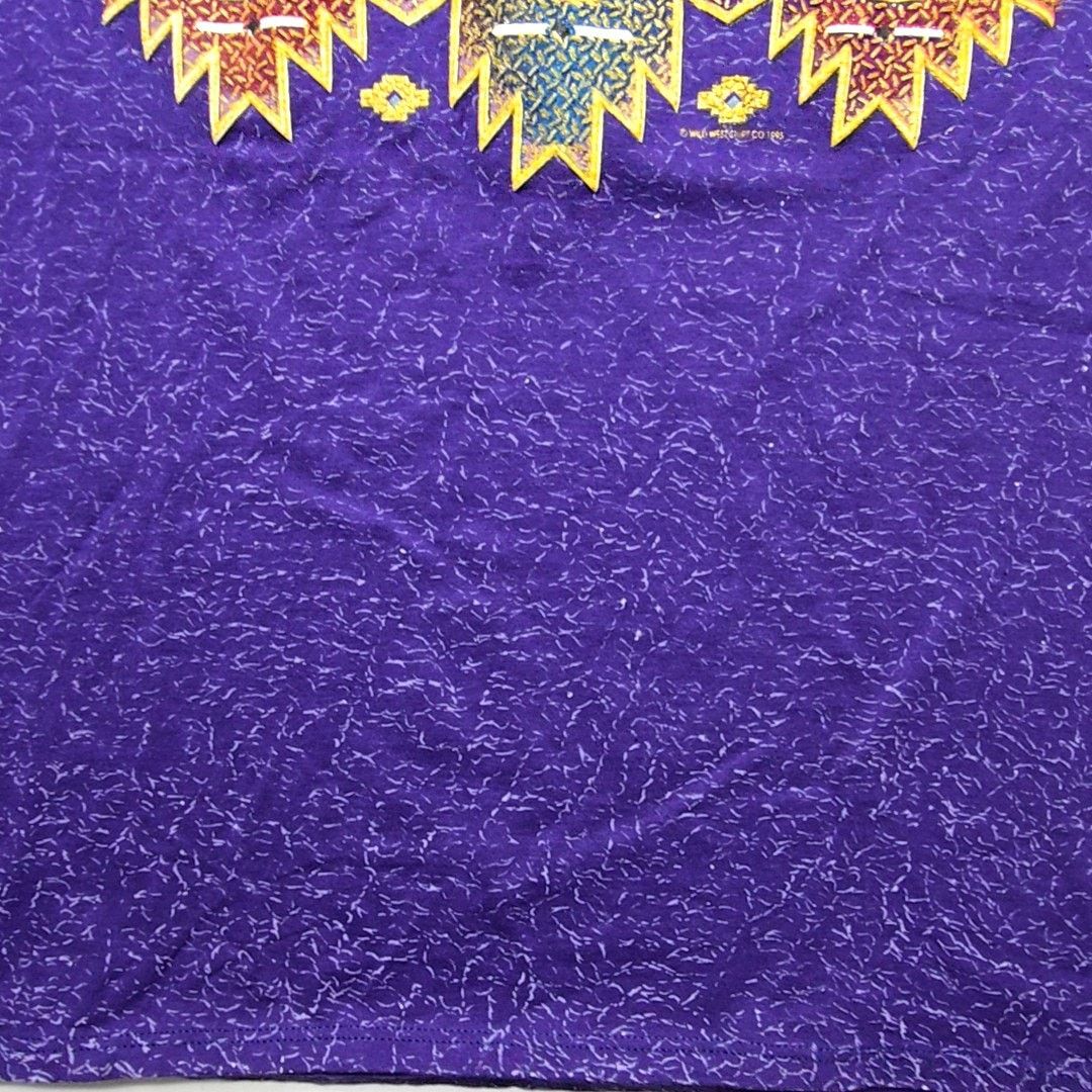 Jerzees Vintage Montana Shirt Aztec Graphic Purple L AOP Tee 90s VTG Size US L / EU 52-54 / 3 - 5 Thumbnail