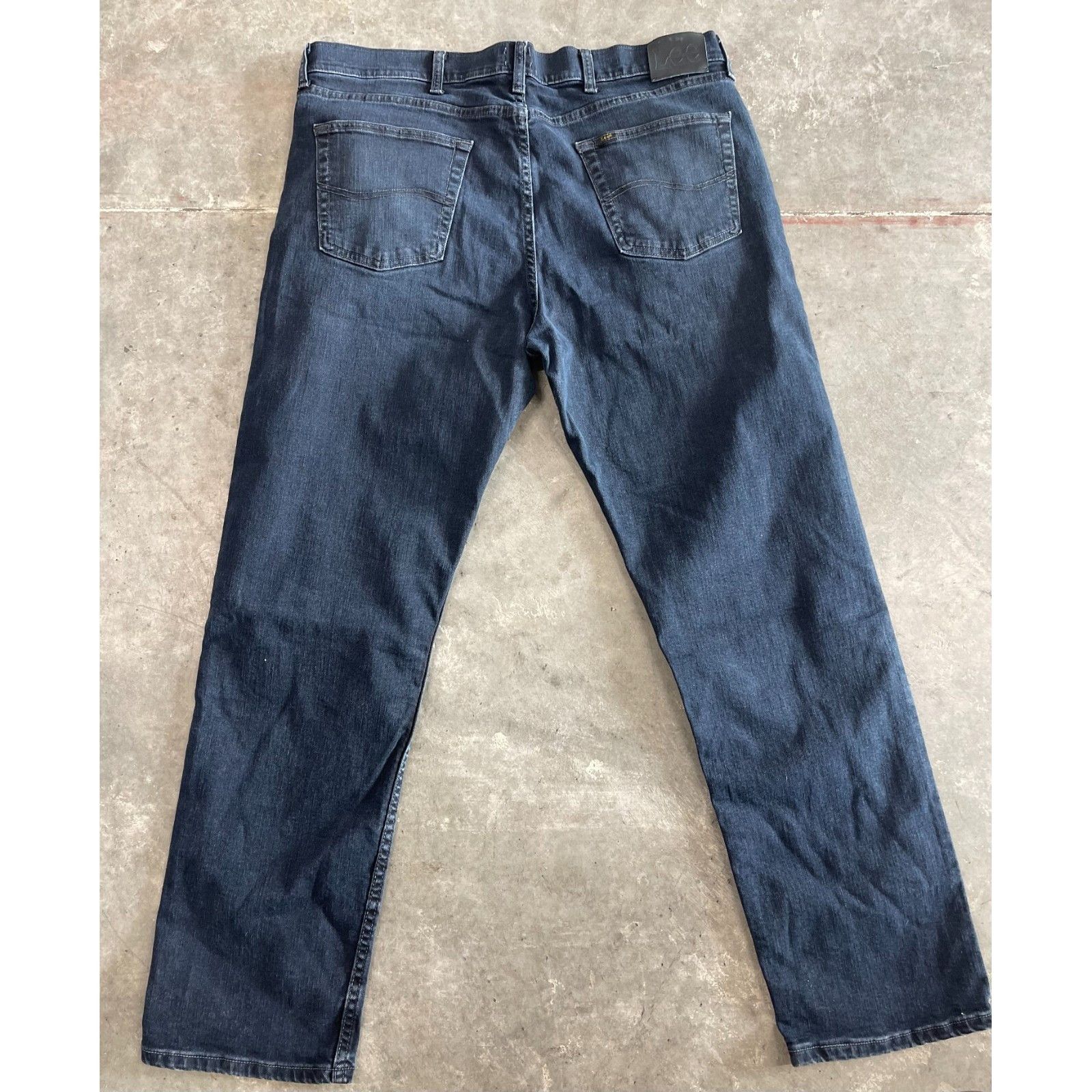 Lee VTG Y2K 90S LEE DENIM 38 X 32 STRAIGHT LEG SKATER BAGGY BLUE Size US 38 / EU 54 - 8 Thumbnail