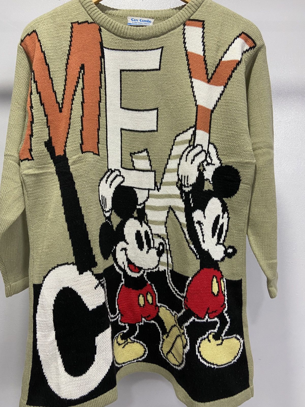 Japanese Brand × Mickey Mouse Vintage 90s Mickey Mouse Disney company Yoshimura knitwear Size M / US 6-8 / IT 42-44 - 3 Thumbnail