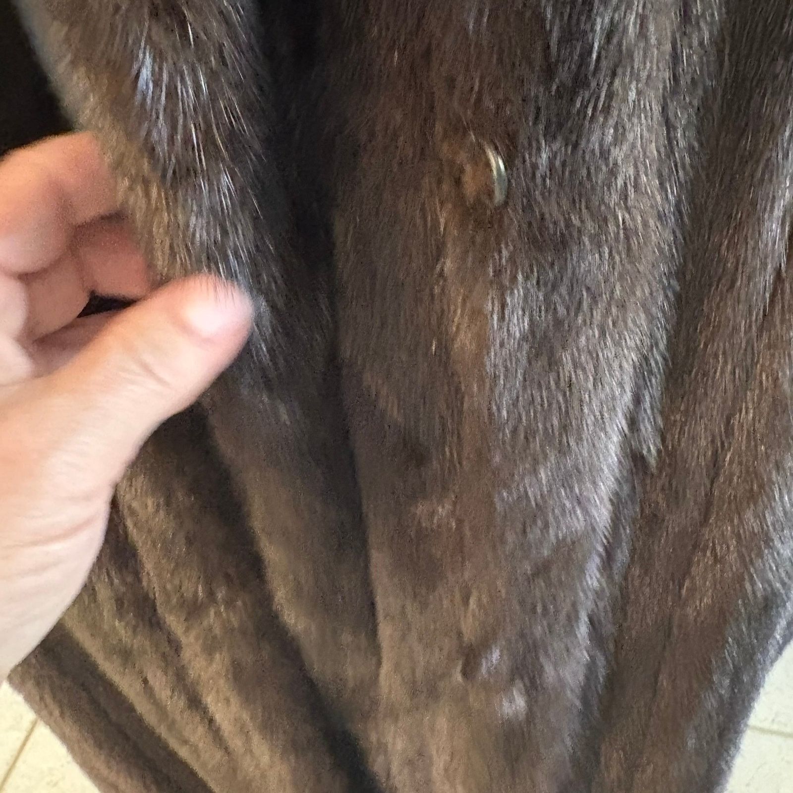Vintage Vintage Guy Laroche Vintage Full Length Ranch Mink Coat Size M / US 6-8 / IT 42-44 - 12 Thumbnail